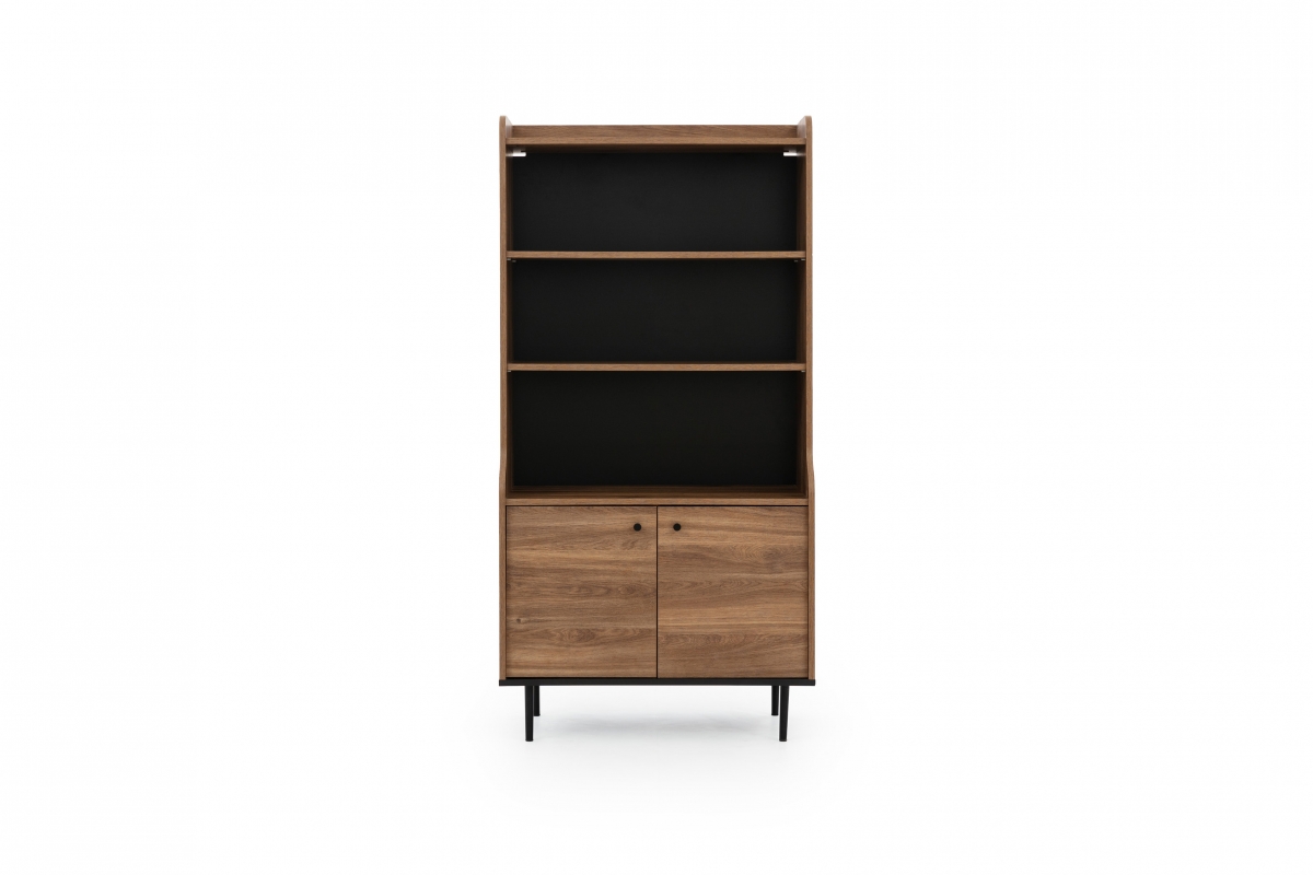 Regál Kastelio - brandy castello Regál z czarnymi uchytami