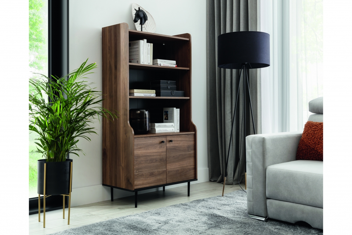 Regál Kastelio - brandy castello Regál na czarnych nogach