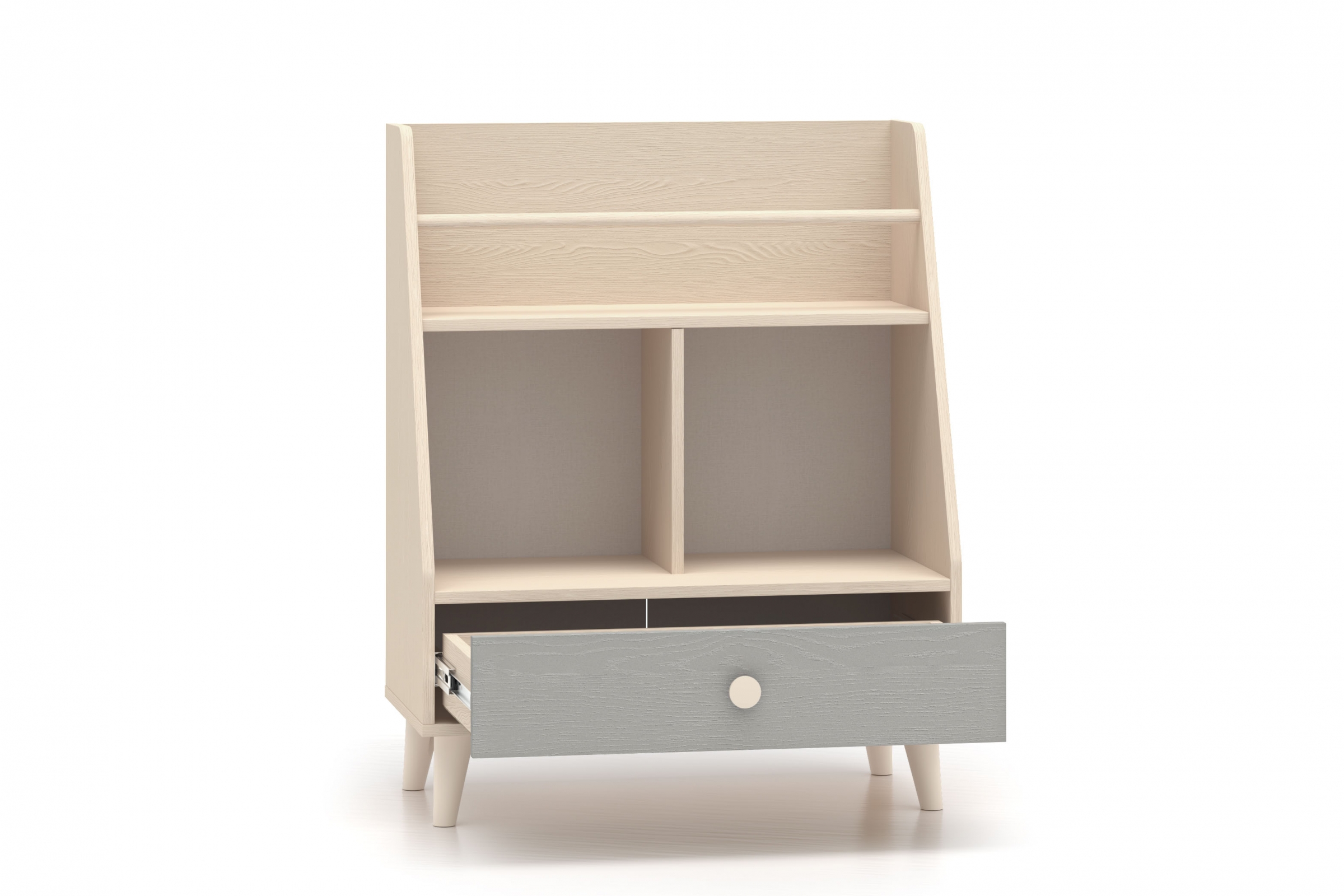 Dětský regál Marla 72 cm - pouštní písek / šedá pallad Regál Marla 72 cm - piasek pustyni / šedá pallad