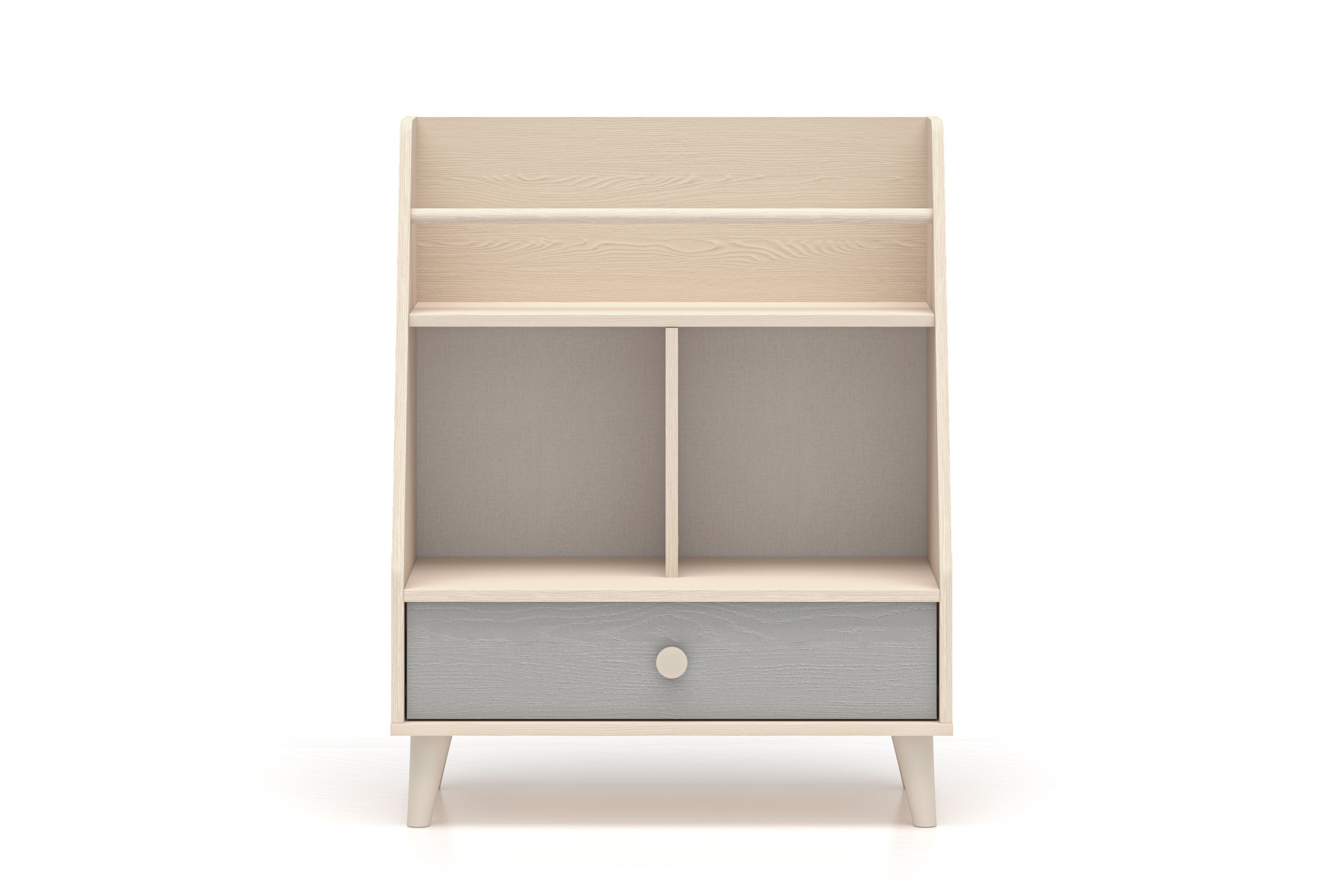 Dětský regál Marla 72 cm - pouštní písek / šedá pallad Regál Marla 72 cm - piasek pustyni / šedá pallad