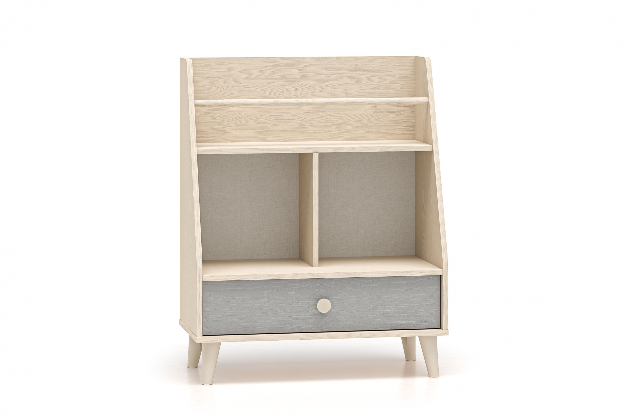 Dětský regál Marla 72 cm - pouštní písek / šedá pallad Regál Marla 72 cm - piasek pustyni / šedá pallad