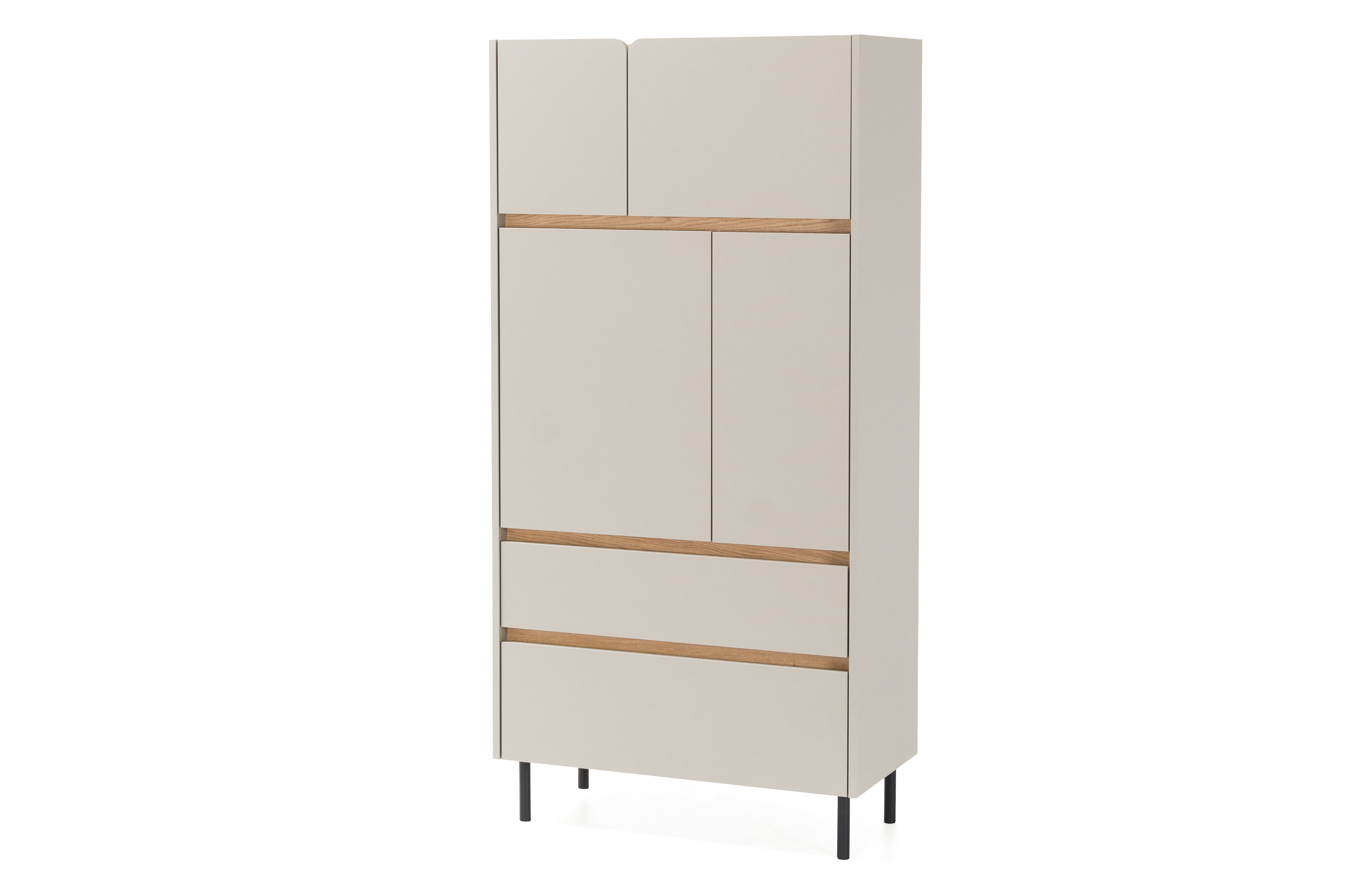 Regál Studentský Luca 80 cm - bez Pískový / dub olejowany Regál Studentský Luca 5 - 80 cm - bez Pískový / dub olejowany