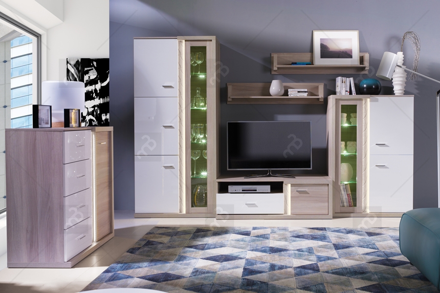 Regál UR 11 Urban Komplet nábytku do salonu izby 