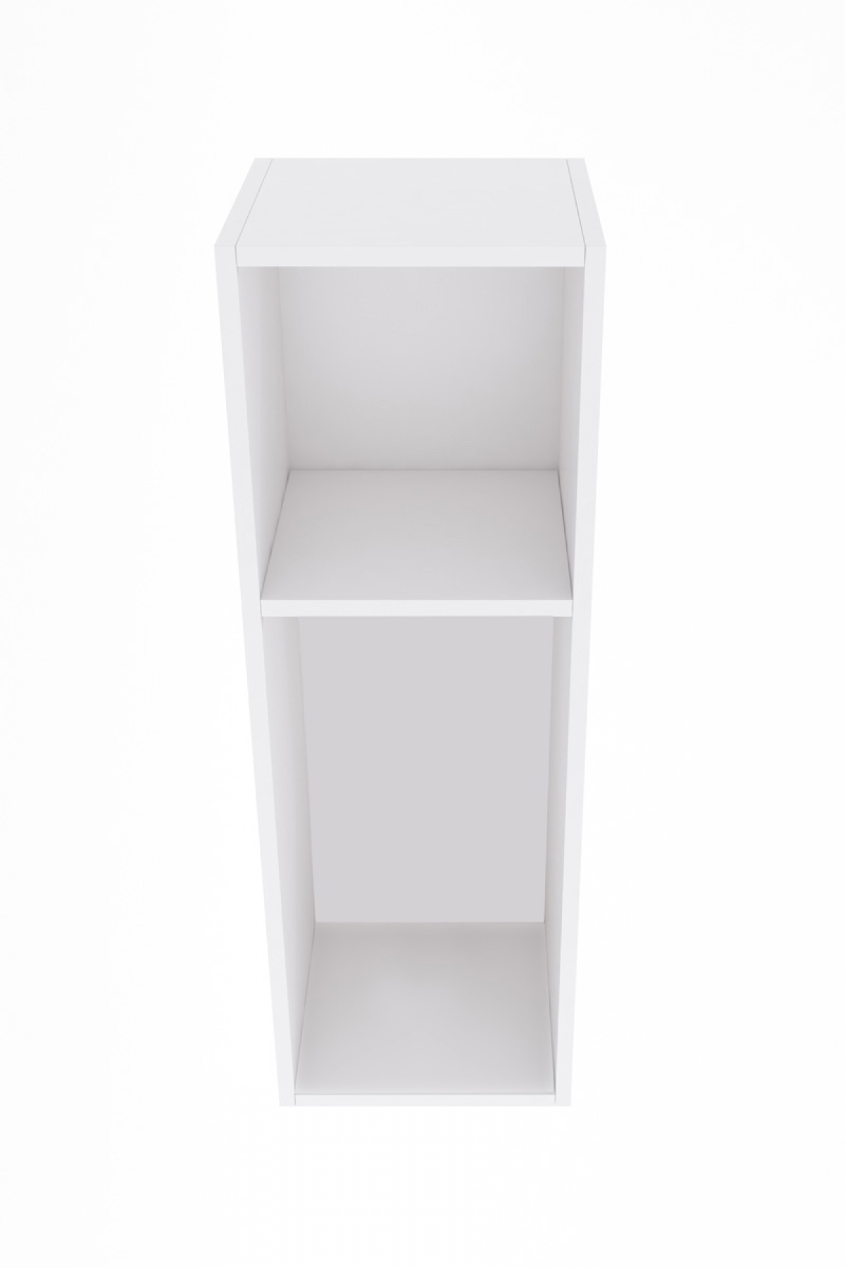 Regál závesný vertikálny Combo 7 - biely Regál závesný vertikálny Combo 7 - biela / MDF biely lesk