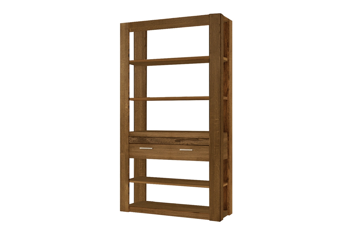 Regál samostatný Velvet 18 - Dub rustical Regál samostatný
