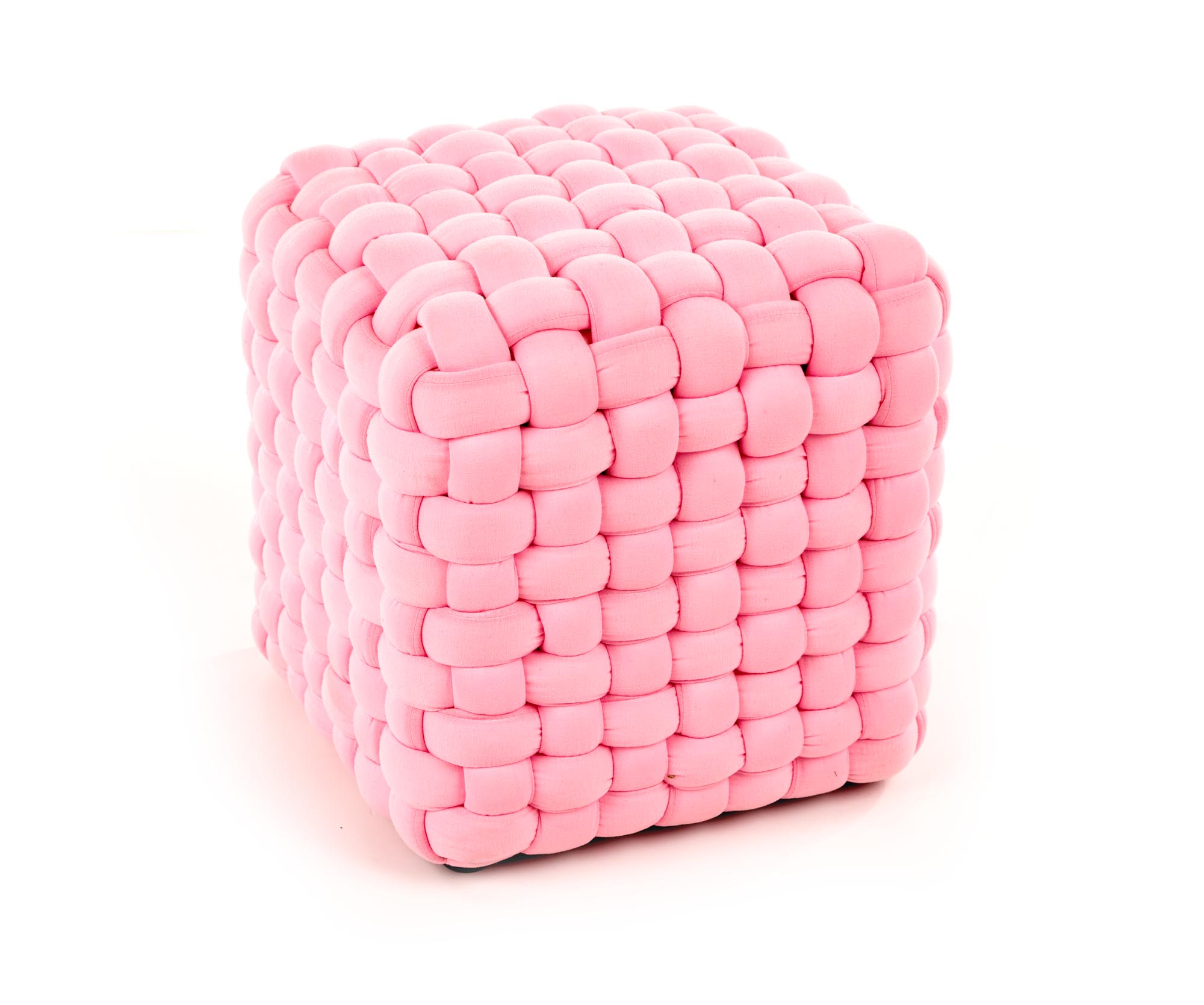 Taburet Rubik - světle růžová rubik Taburet světle růžový