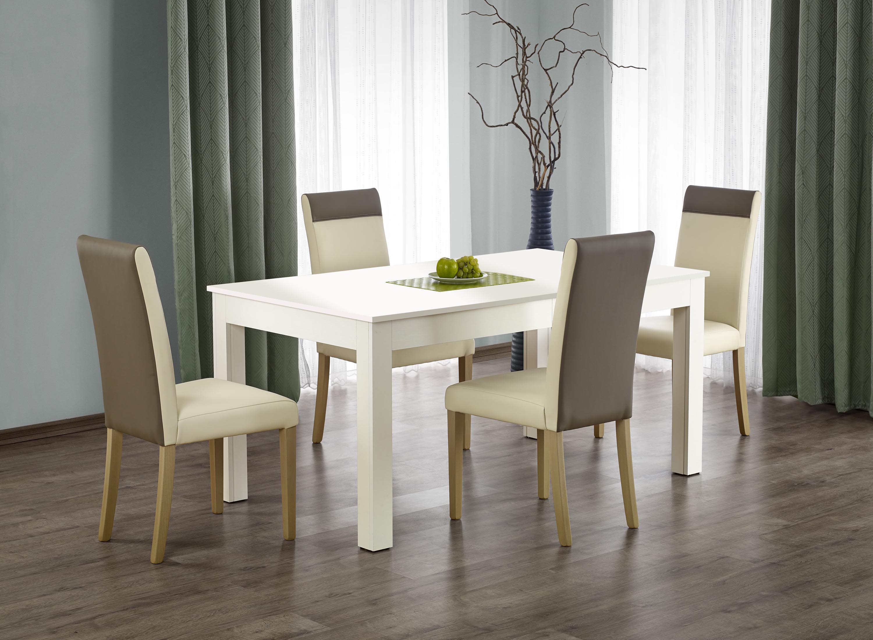 Seweryn asztal, összecsukható - fehér seweryn 160/300 cm stůl Barva Bílý (160-300x90x76 cm) (3p=1ks.)