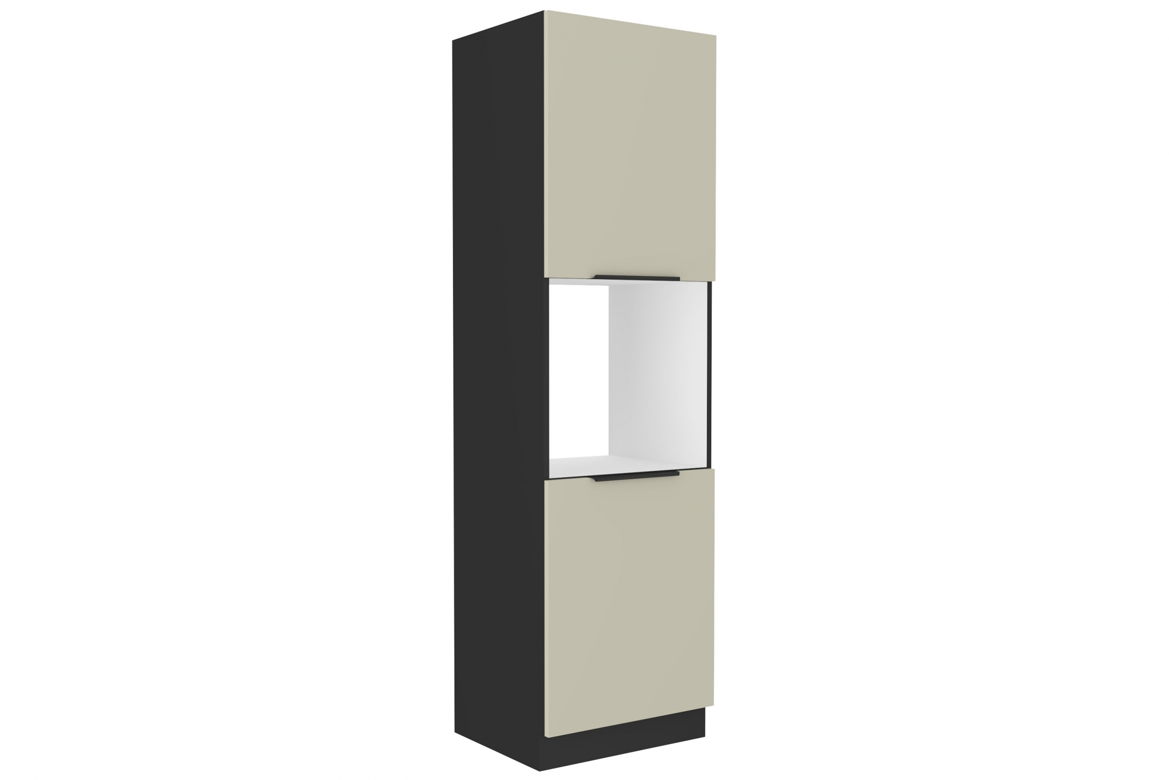 Vysoká kuchyňská skříňka Armonza 60 DP-210 pro vestavbu trouby - kašmír vysoká skříňka kuchenny Armonza 60 DP-210 dvoudveřový do zabudowy piekarnika - kašmír