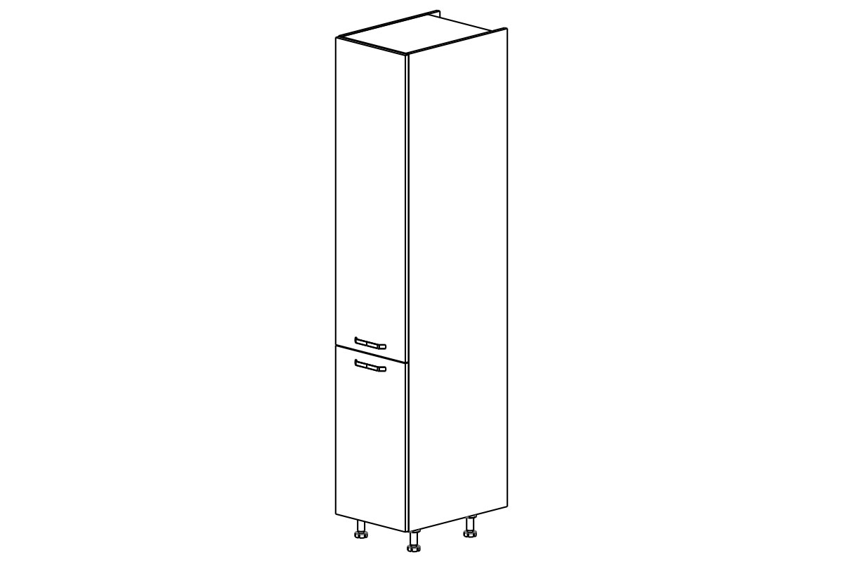 Kuchynský stĺpik Kammono F SD40D2/71 dvojdverový regál Kuchynský  KAMMONO F SD40D2/71 dvojdverový