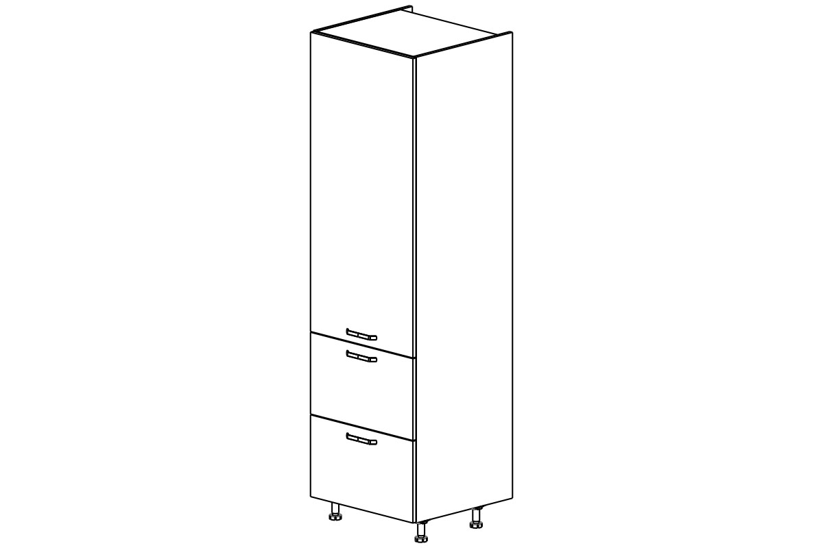 regál Kuchynský  KAMMONO P2 SD60SS2/71 jednodverový s dvoma zásuvkami regál Kuchynský  KAMMONO P2 SD60SS2/71 jednodverový s dvoma zásuvkami