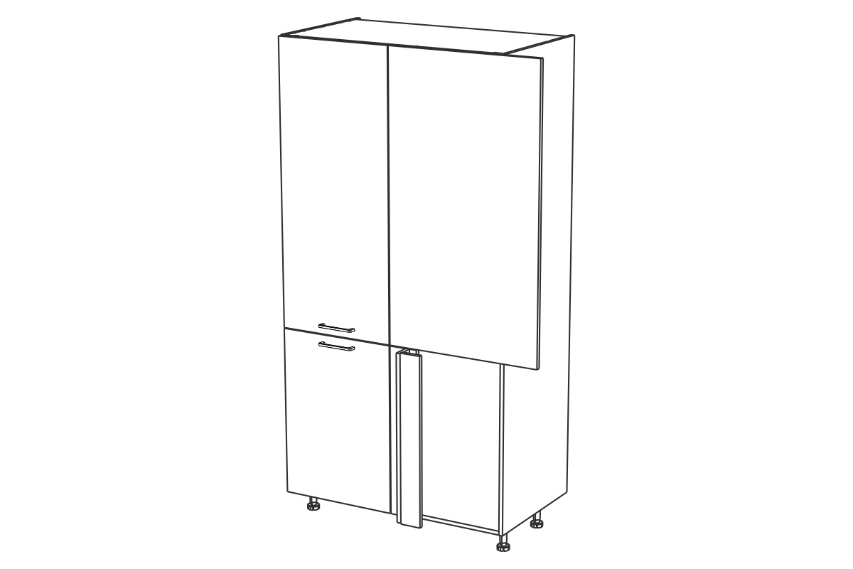 vysoká skříňka kuchenny KAMMONO P2 SPRP115x65 dvoudveřový narozny spizarnia vysoká skříňka kuchenny KAMMONO P2 SPRP115x65 dvoudveřový narozny spizarnia