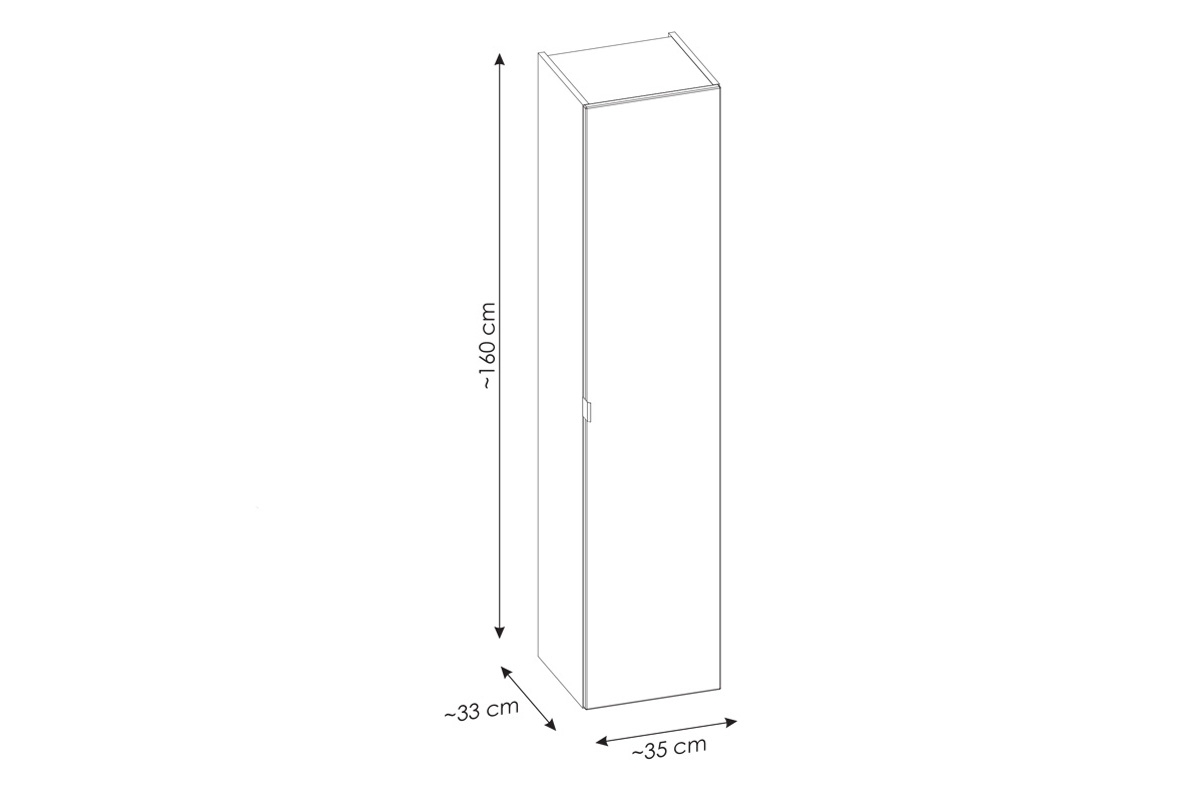 Závěsný koupelnový regál Santa Fe Taupe - křemíková šedá Rozměry Skříňky comad 