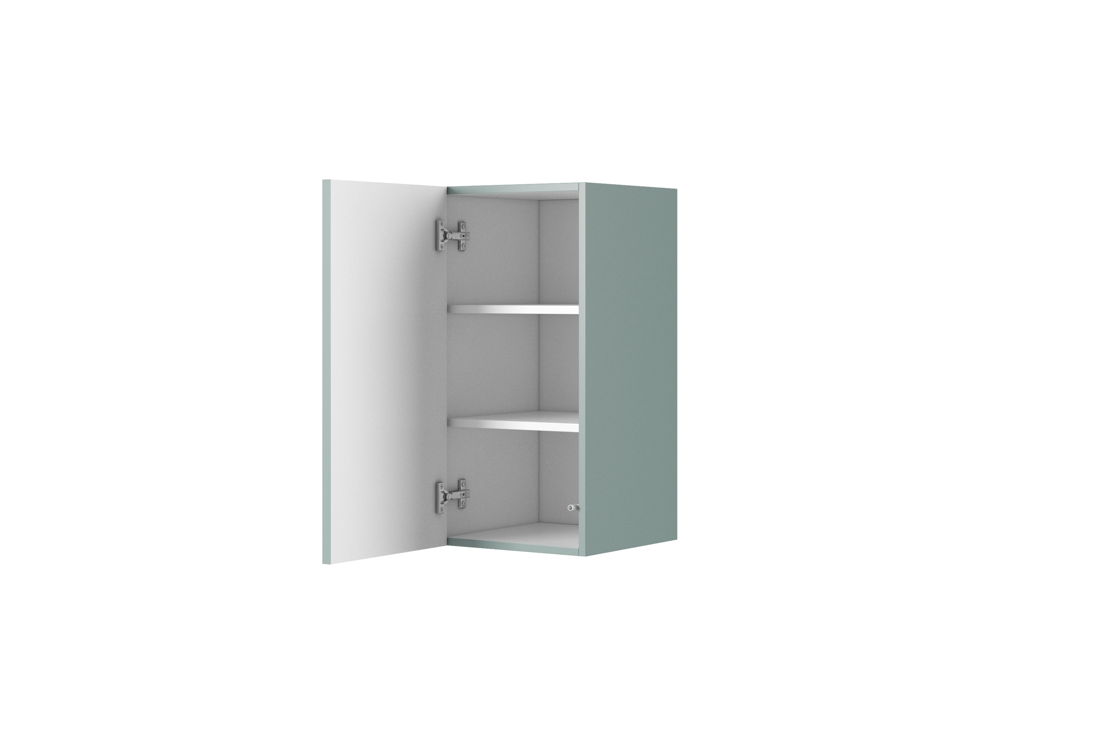 Závesný regál Nicole 70 cm s frézovaným čelom - šalvia - Limitovaná ponuka regál wiszacy Nicole 70 cm s frézovaným frontom - szalwia