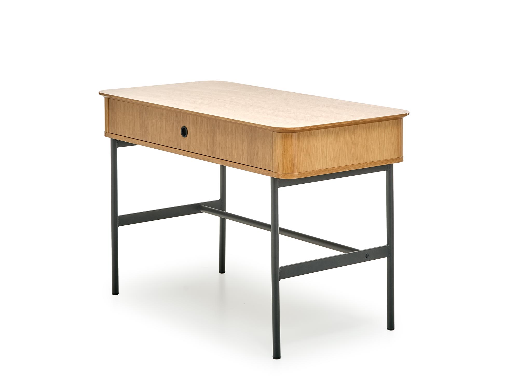 SMART íróasztal B-1 - tölgy natúr/fekete (1p=1db) smart Psací stůl b-1 Dub přírodní/Fekete
