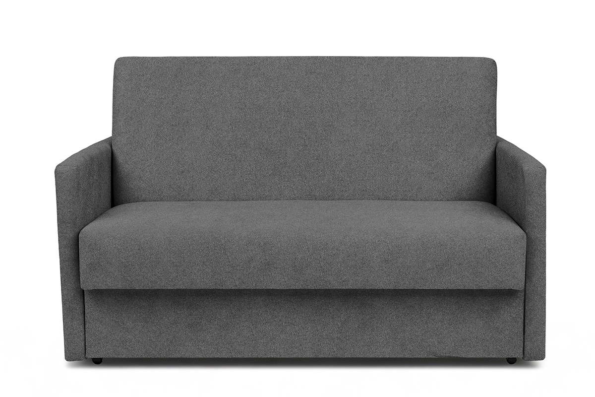 Rozkladacia pohovka Jolka 120 – sivá pletenina Flash 17 Pohovka Amerika Jolka 120 rozkladana - šedá plecionka Flash 17 