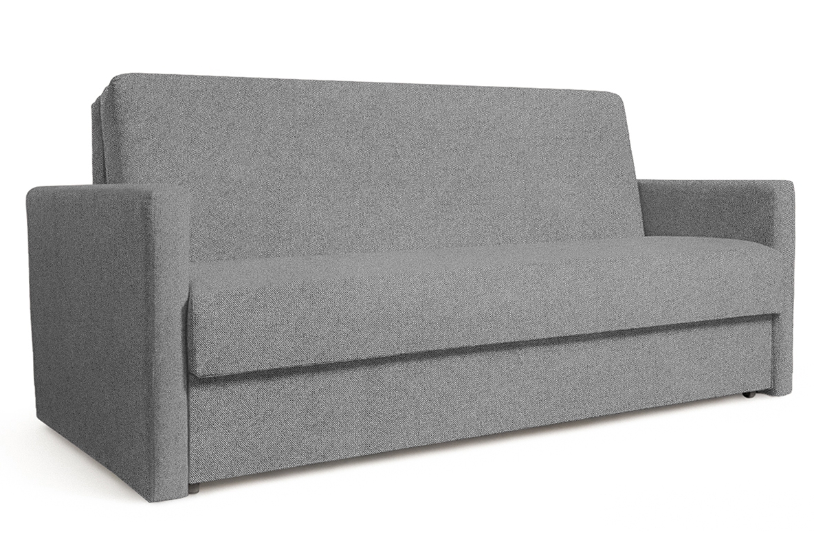 Rozkladacia pohovka Jolka 155 – sivá pletenina Porto 34 Pohovka Amerika Jolka 155 rozkladana - šedá plecionka Porto 34 