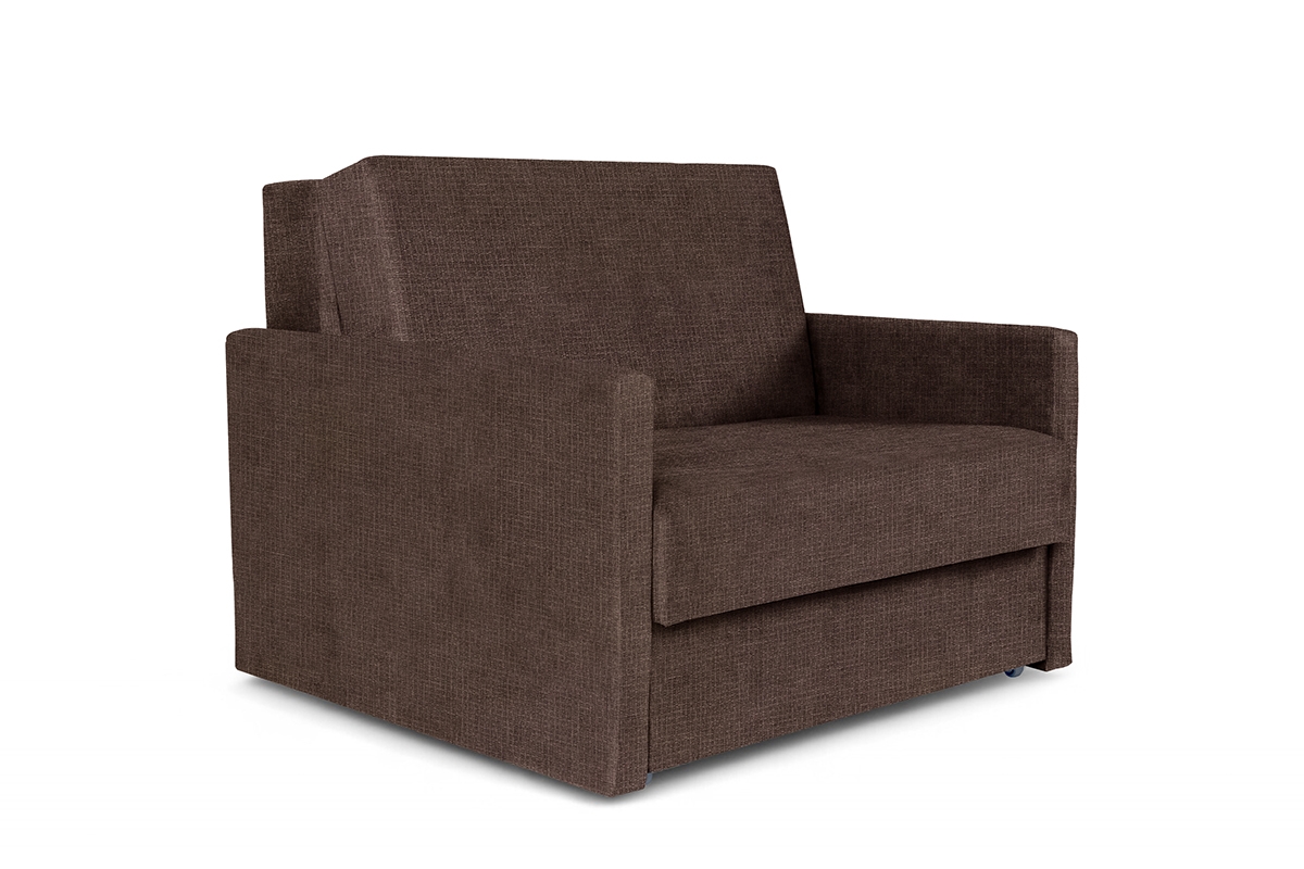 Rozkladacia pohovka Jolka 85 – hnedá pletenina Sunrise 33 Pohovka Amerika Jolka 85 rozkladana - Hnedá plecionka Sunrise 33