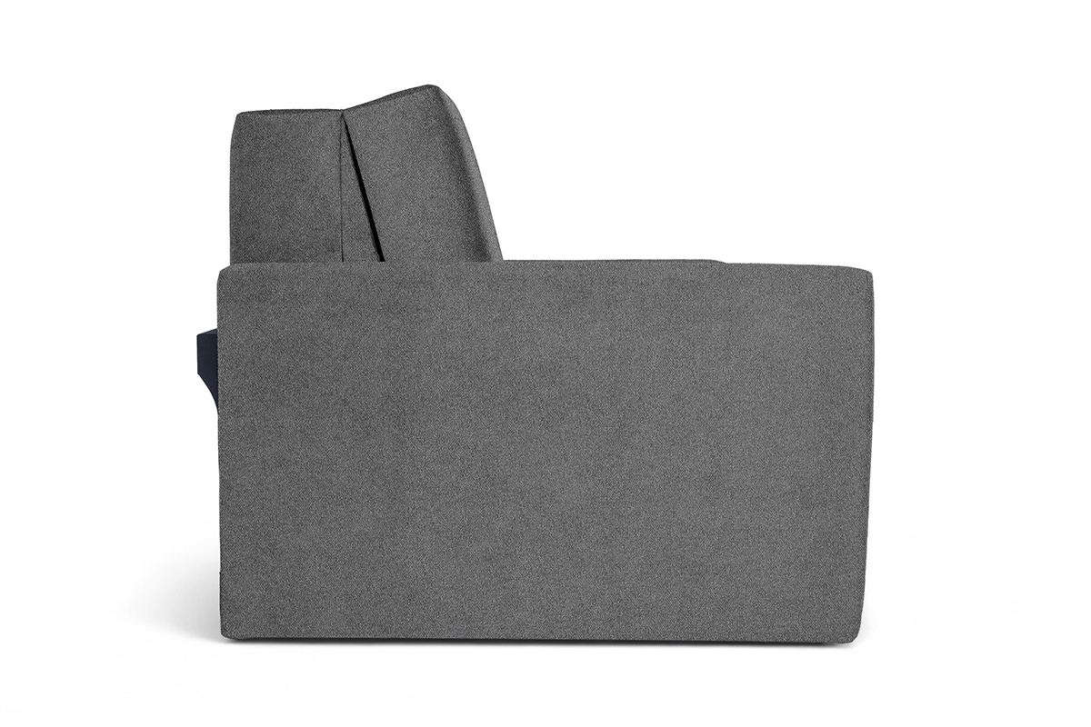 Rozkládací pohovka Jolka 85 cm - šedá Flash 17 Pohovka Amerykanka Jolka 85 rozkladana - šedá plecionka Flash 17