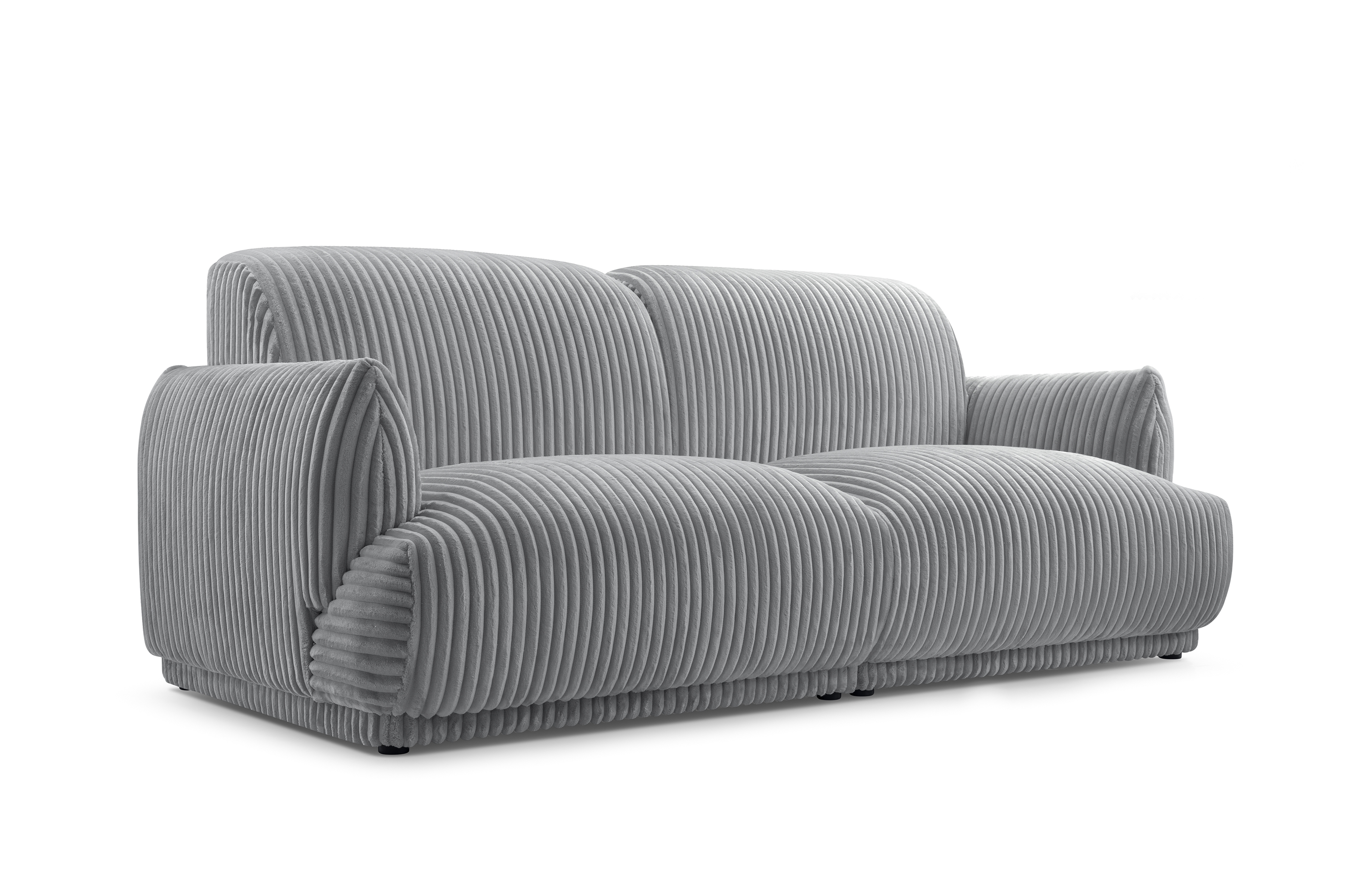 Pohovka Cubero do obývacího pokoje - šedý plyš Tilia 90 Pohovka Cubero pro obývacího pokoje - šedá plusz Tilia 90