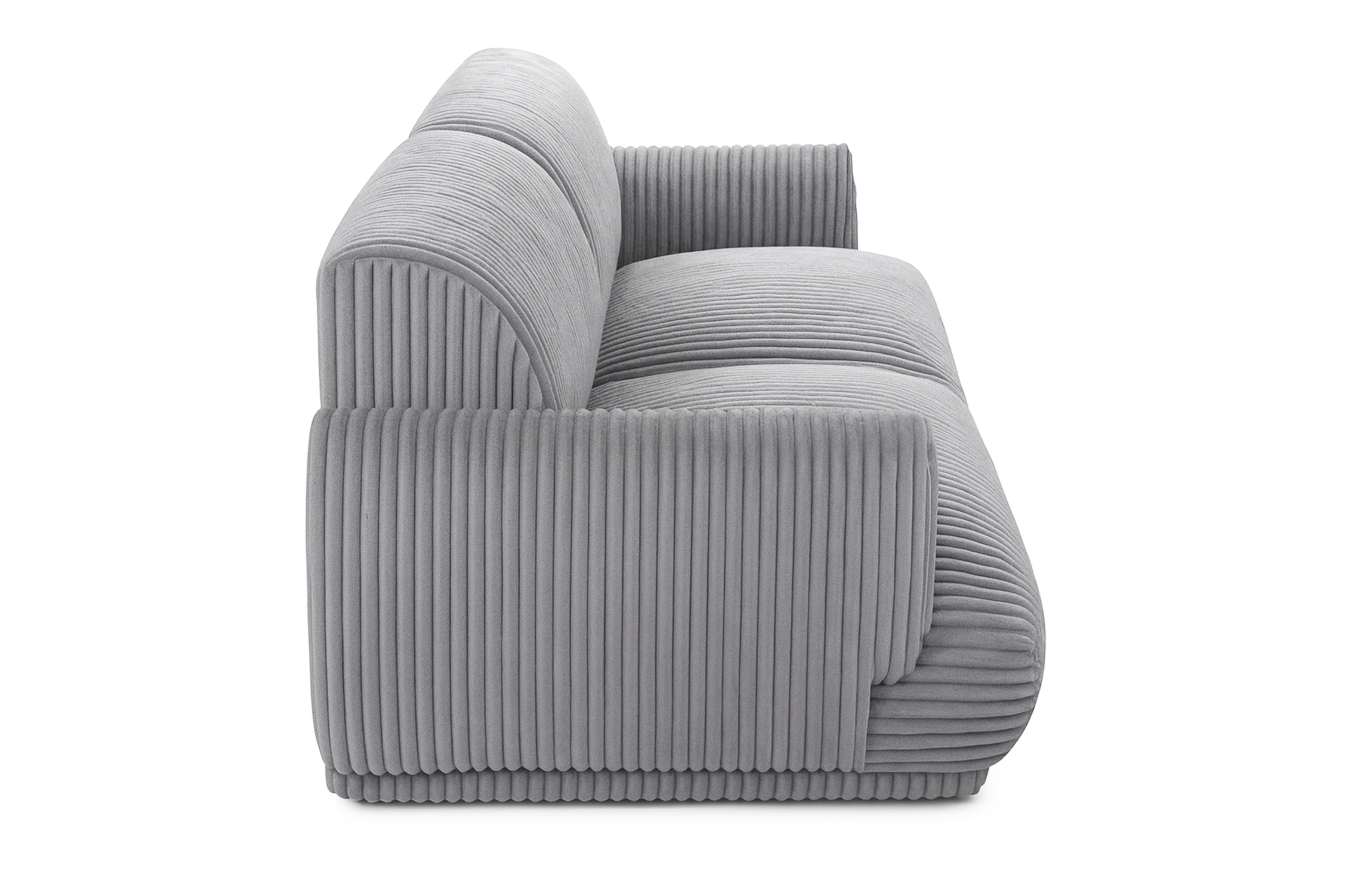 Pohovka Cubero do obývacího pokoje - šedý plyš Tilia 90 Pohovka Cubero pro obývacího pokoje - šedá plusz Tilia 90