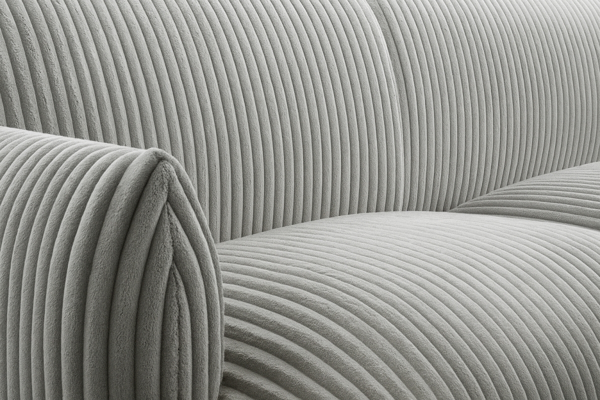 Pohovka Cubero do obývacího pokoje - šedý plyš Tilia 90 Pohovka Cubero pro obývacího pokoje - šedá plusz Tilia 90