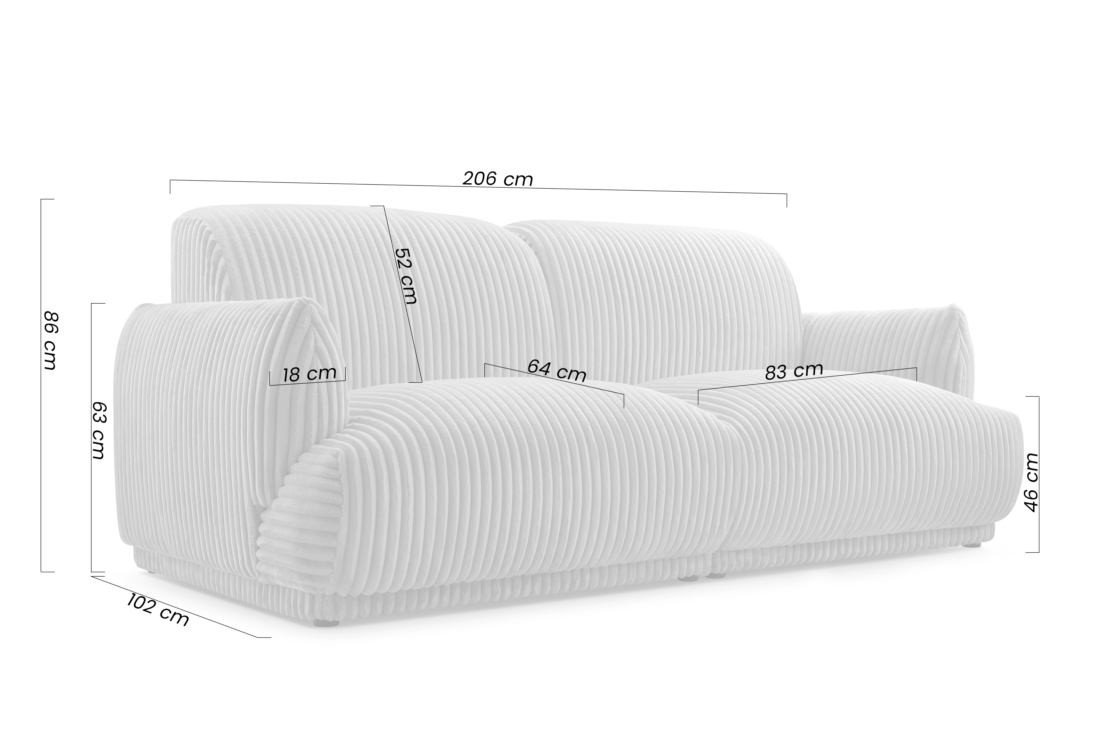 Pohovka Cubero do obývacej izby  Pohovka Cubero do obývacej izby 