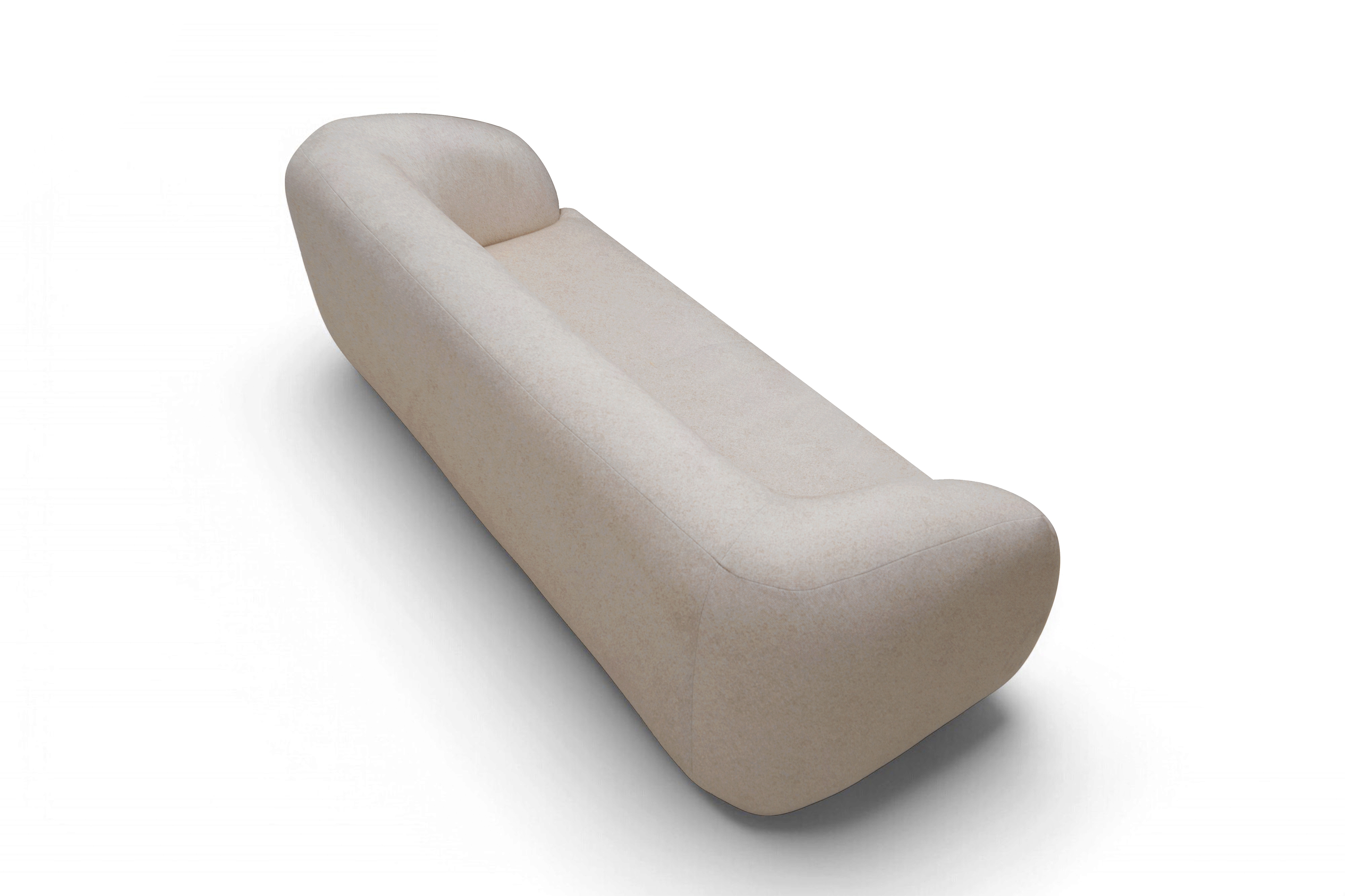 Pohovka Dalin III - béžová pletená látka Ado 1601 Halva Pohovka do obývacej izby Dalin III  - Béžová plecionka Ado 1601 Halva