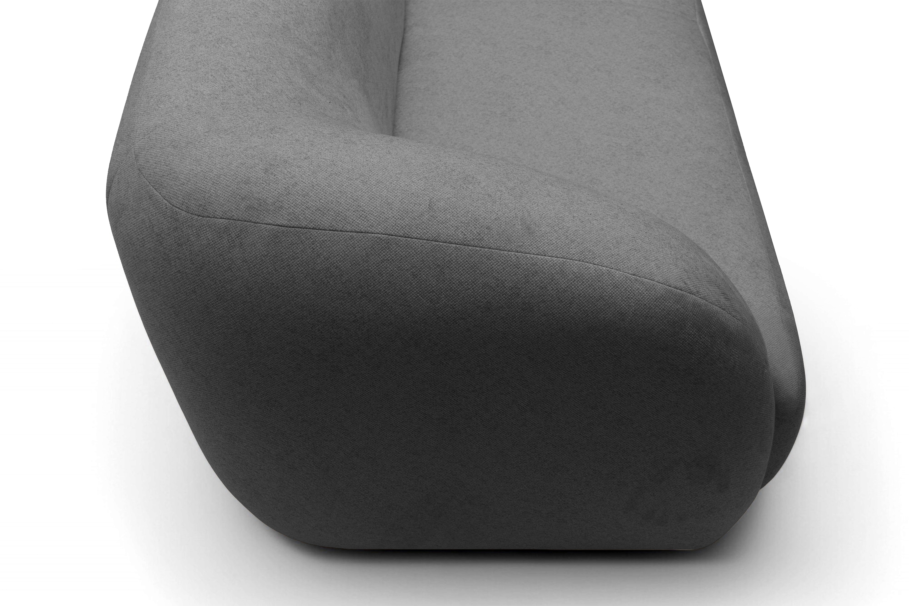 Rozkladacia pohovka Dalin III - sivá látka Ado 1614 Pohovka do obývacej izby Dalin III - šedá plecionka Ado 1617