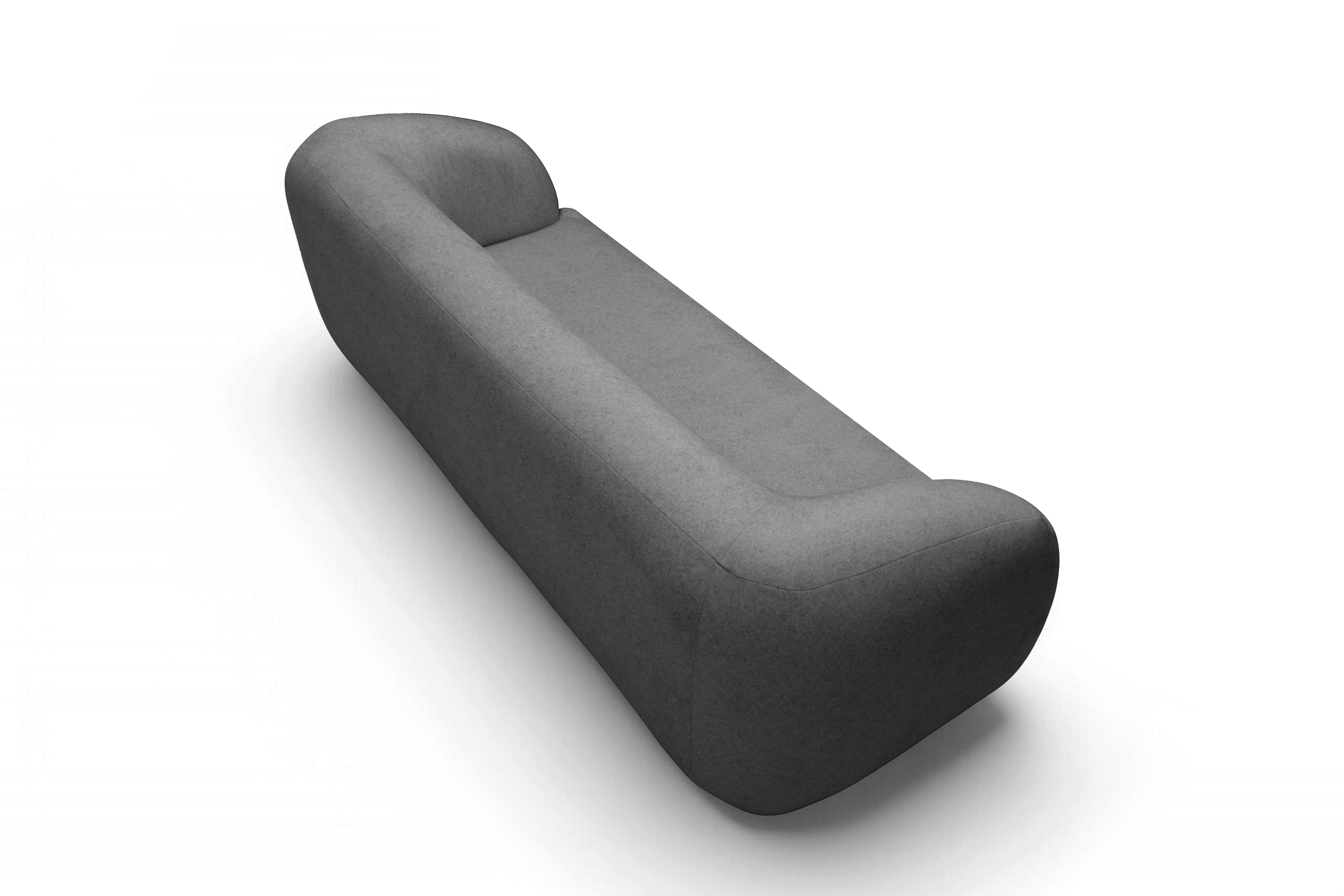 Rozkladacia pohovka Dalin III - sivá látka Ado 1614 Pohovka do obývacej izby Dalin III - šedá plecionka Ado 1617