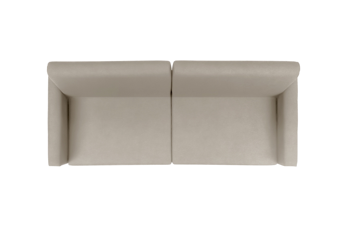 Pohovka Elegantia 160 pro půlpostel - krémová pletenina Ado 1601 Halva Pohovka Elegantia 160 pro polkotapczanu - kremowa plecionka Ado 1601 Halva