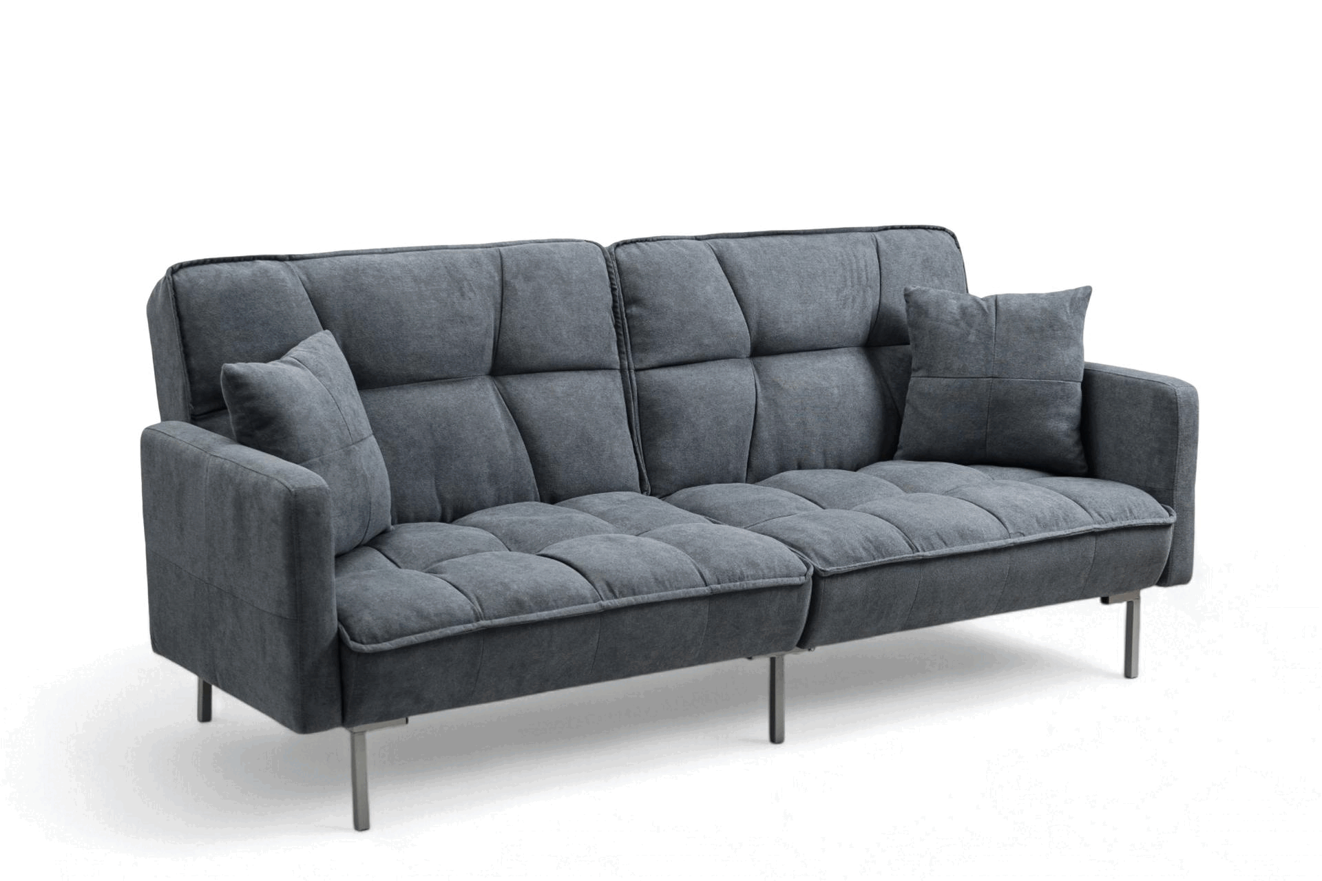 Trojmístná rozkládací pohovka Kitalio - popelavá Pohovka Kitalio rozkládací - popelavá