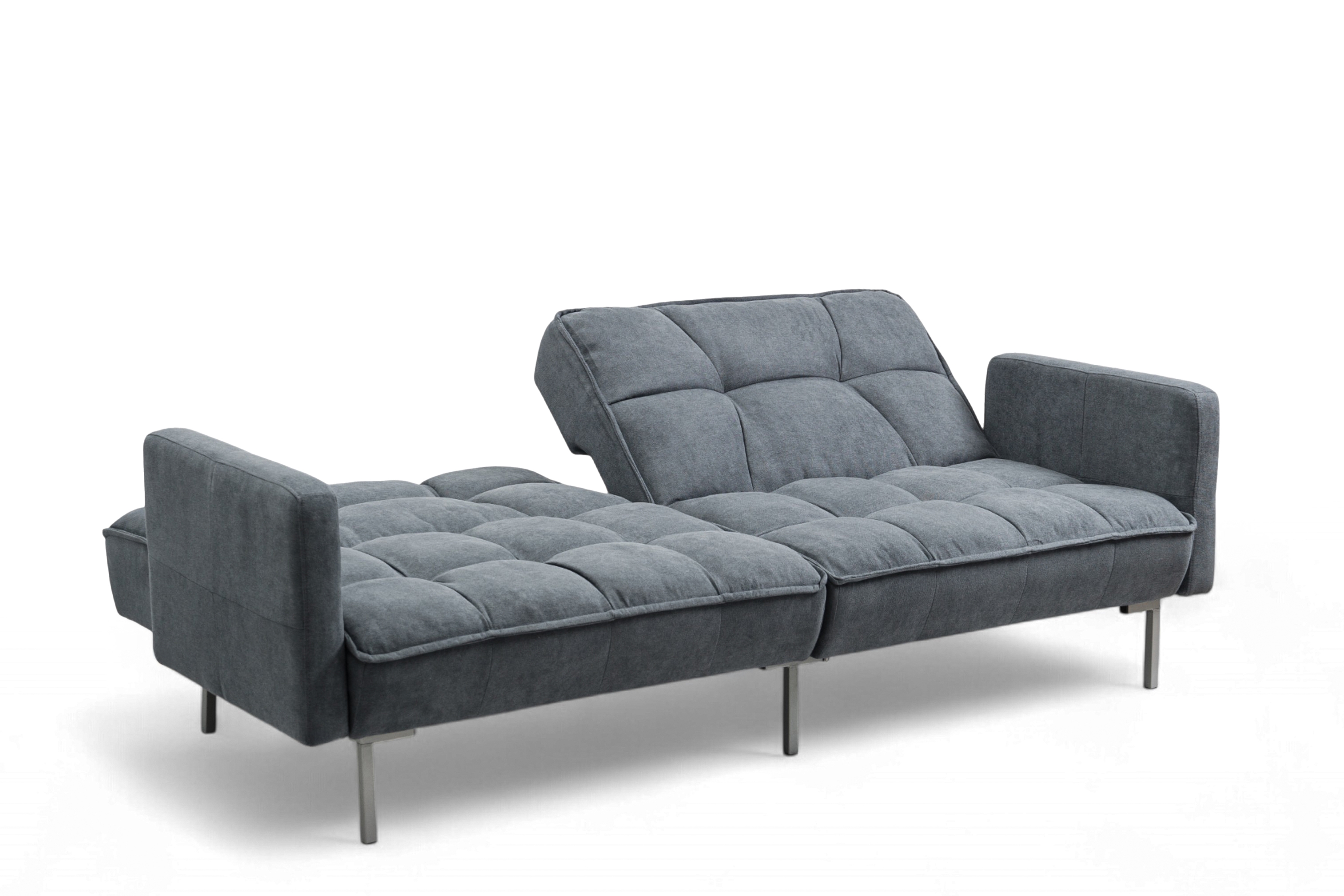 Trojmístná rozkládací pohovka Kitalio - popelavá Pohovka Kitalio rozkládací - popelavá