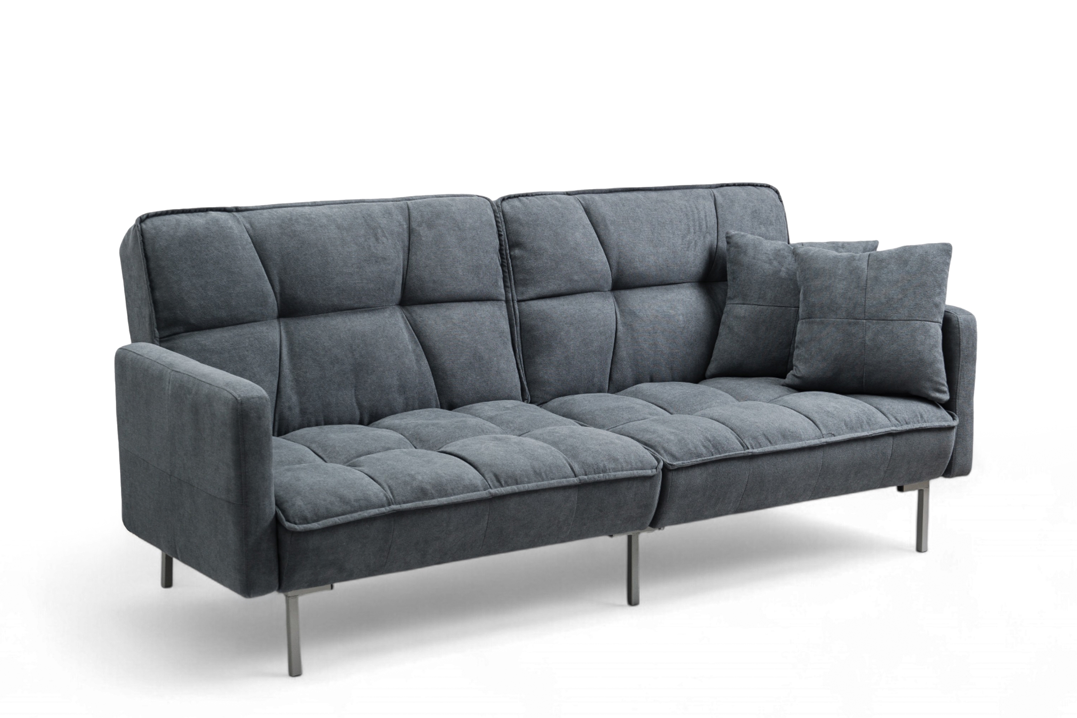 Trojmístná rozkládací pohovka Kitalio - popelavá Pohovka Kitalio rozkládací - popelavá