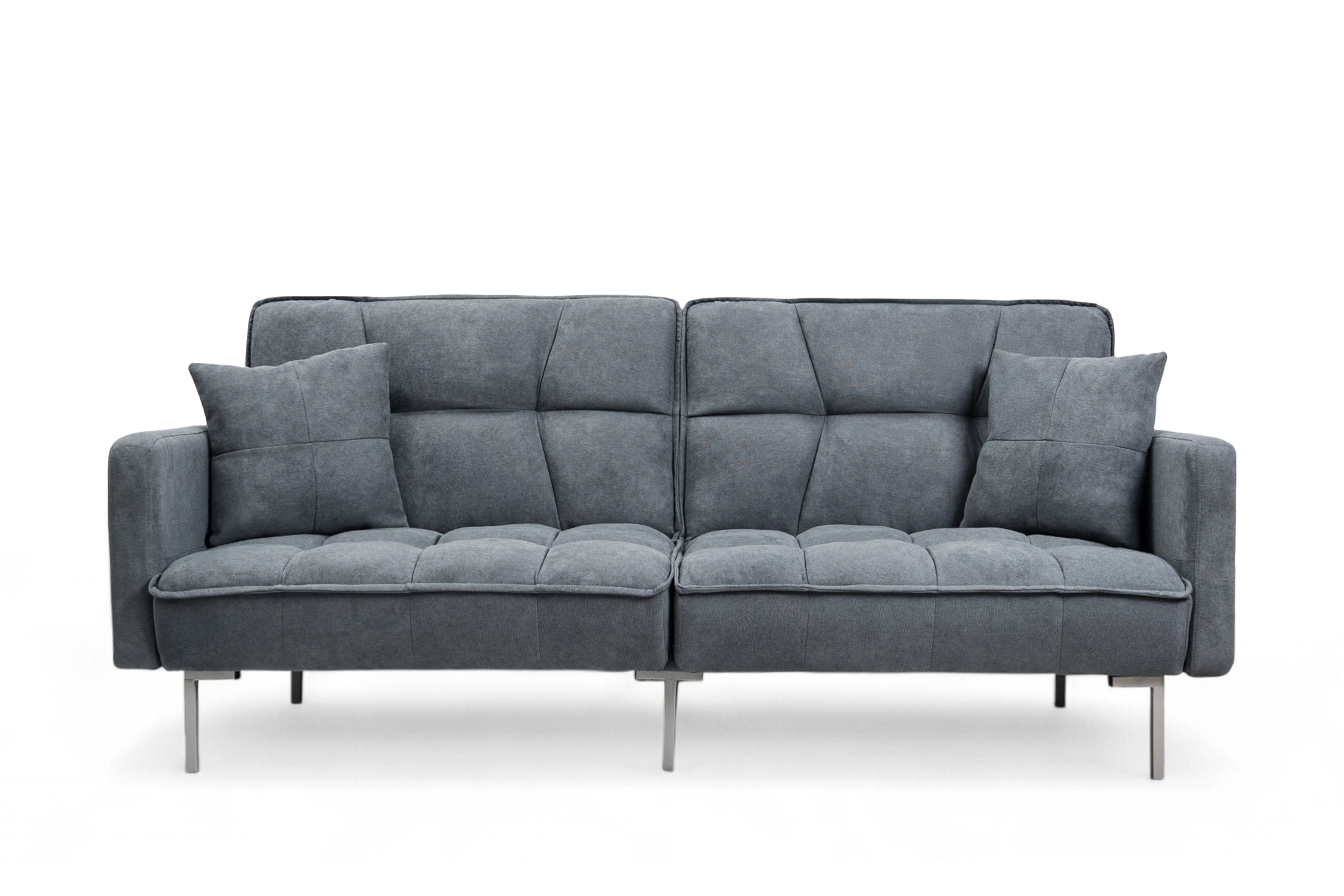 Trojmístná rozkládací pohovka Kitalio - popelavá Pohovka Kitalio rozkládací - popelavá