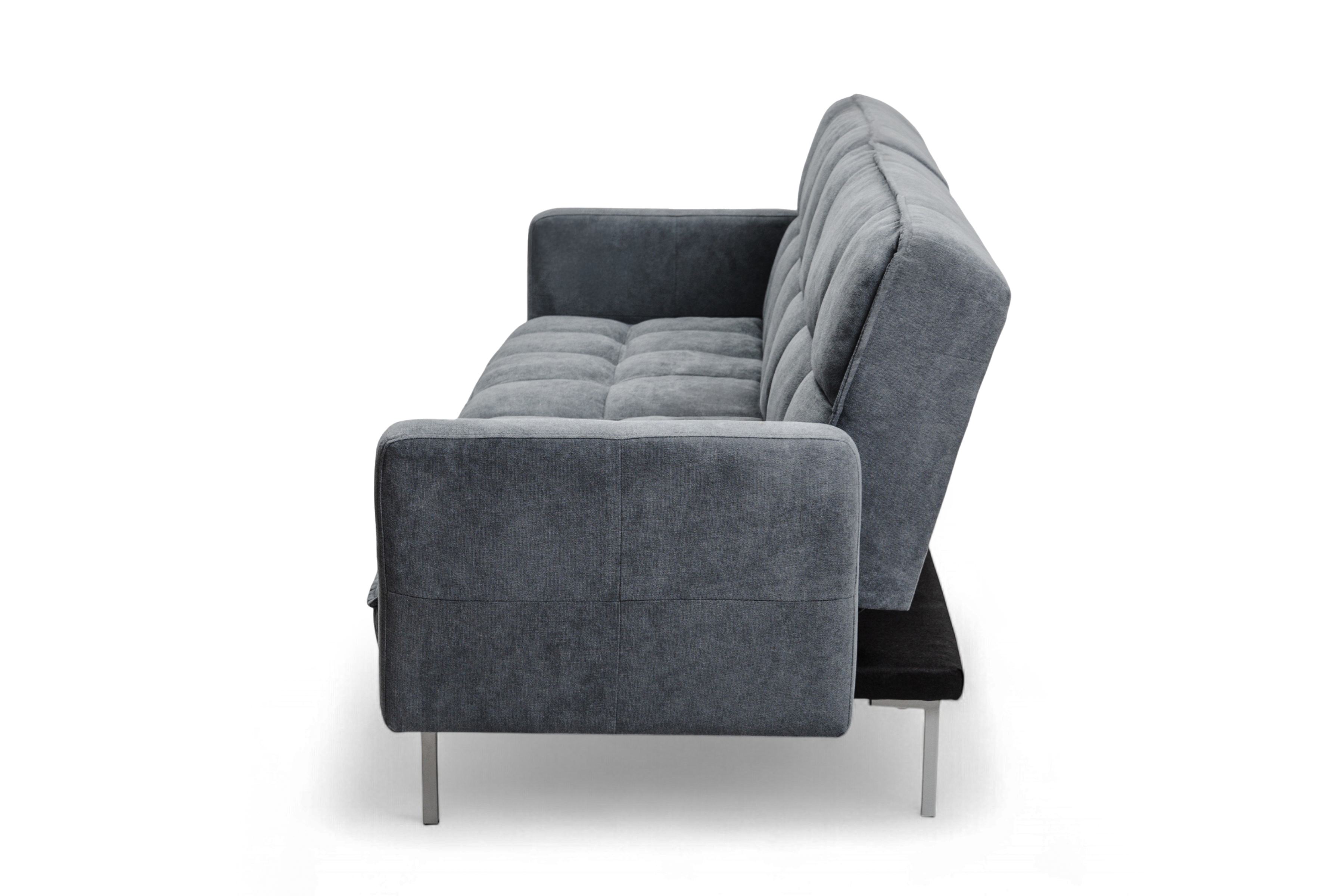 Trojmístná rozkládací pohovka Kitalio - popelavá Pohovka Kitalio rozkládací - popelavá