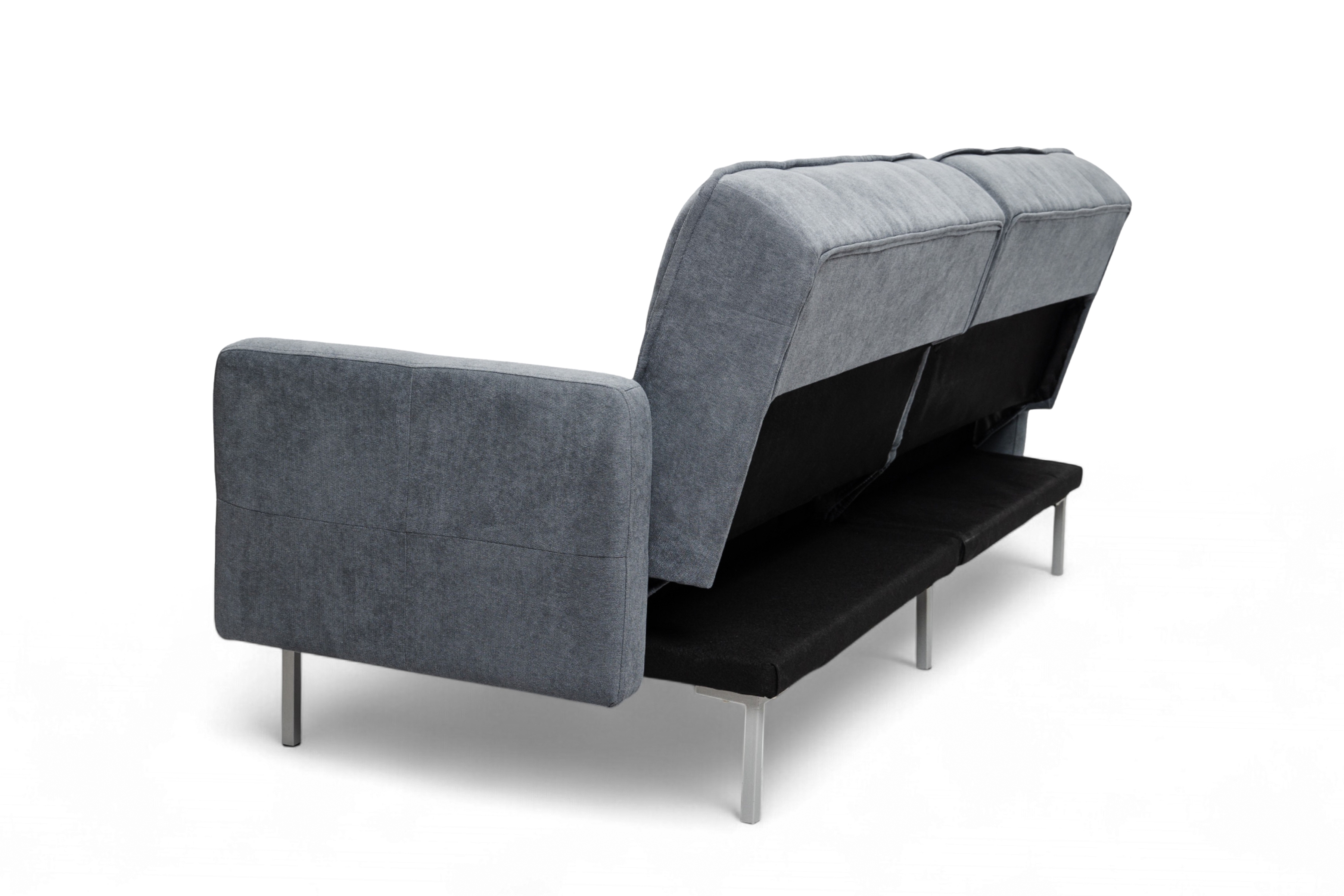 Trojmístná rozkládací pohovka Kitalio - popelavá Pohovka Kitalio rozkládací - popelavá