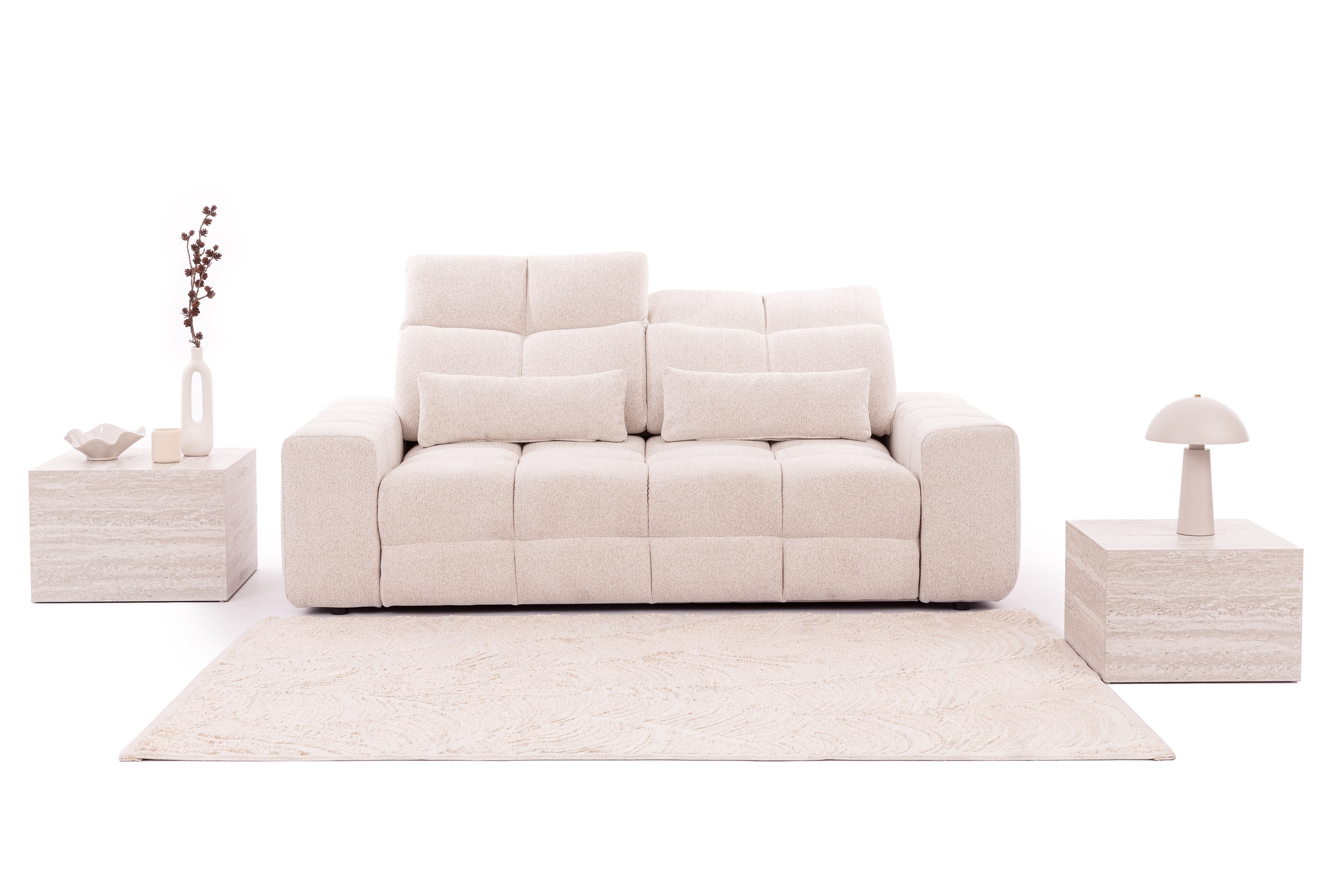 Pohovka Magnelio Prestige II s elektricky výsuvným sedákem Pohovka Magnelio Prestige II z elektricky wysuwanym sedadlem