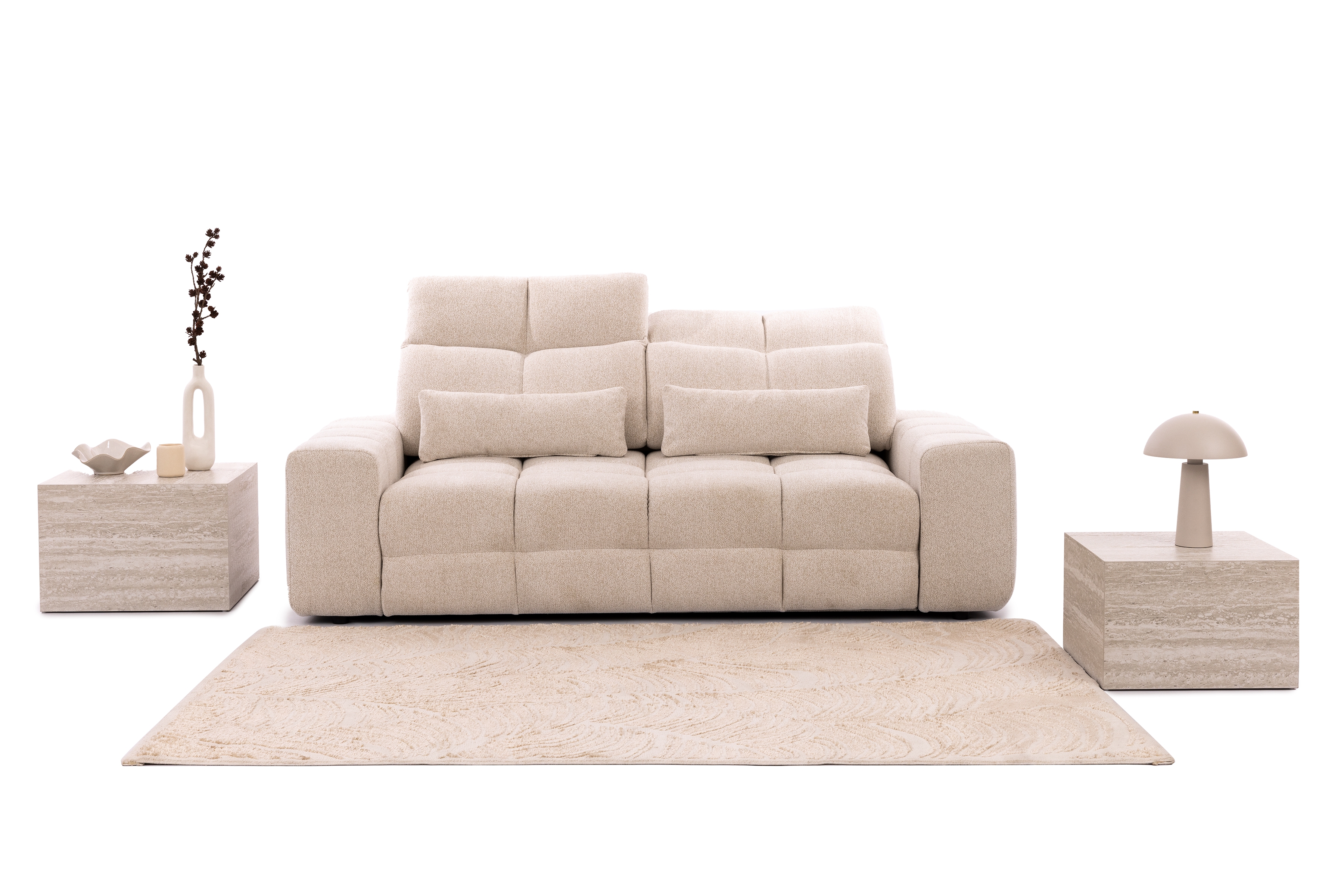 Pohovka Magnelio Prestige III s elektricky výsuvným sedákem Pohovka Magnelio Prestige III z elektricky wysuwanym sedadlem