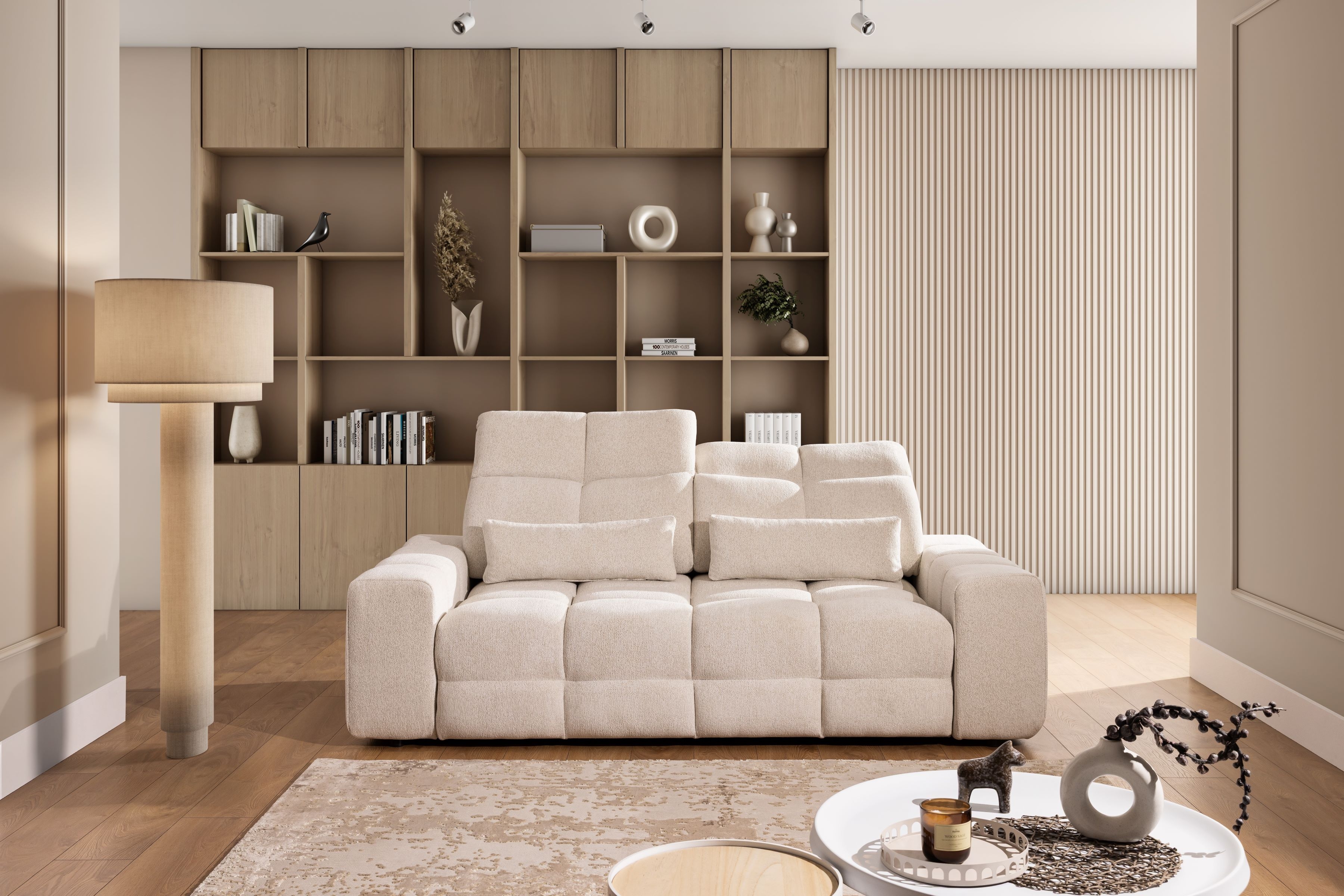 Pohovka Magnelio Prestige III s elektricky výsuvným sedákem Pohovka Magnelio Prestige III z elektricky wysuwanym sedadlem