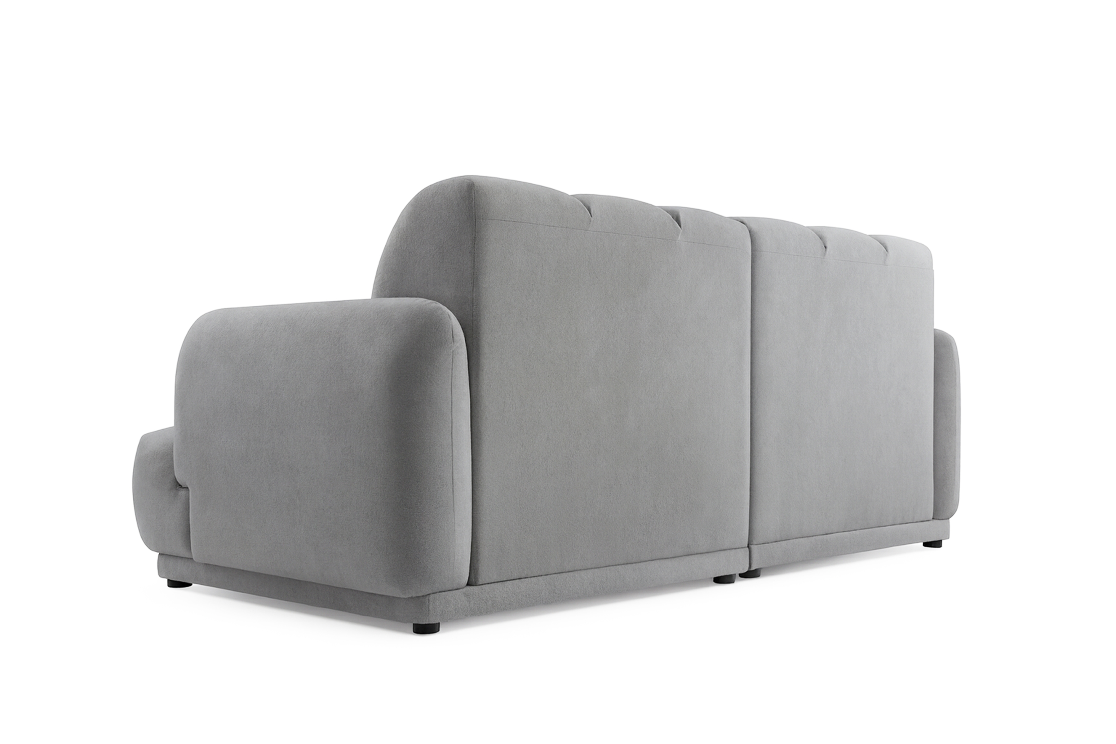 Pohovka Melvo - sivá buklé Gerra 65 Pohovka Melvo do obývacej izby - šedá boucle Gerra 65