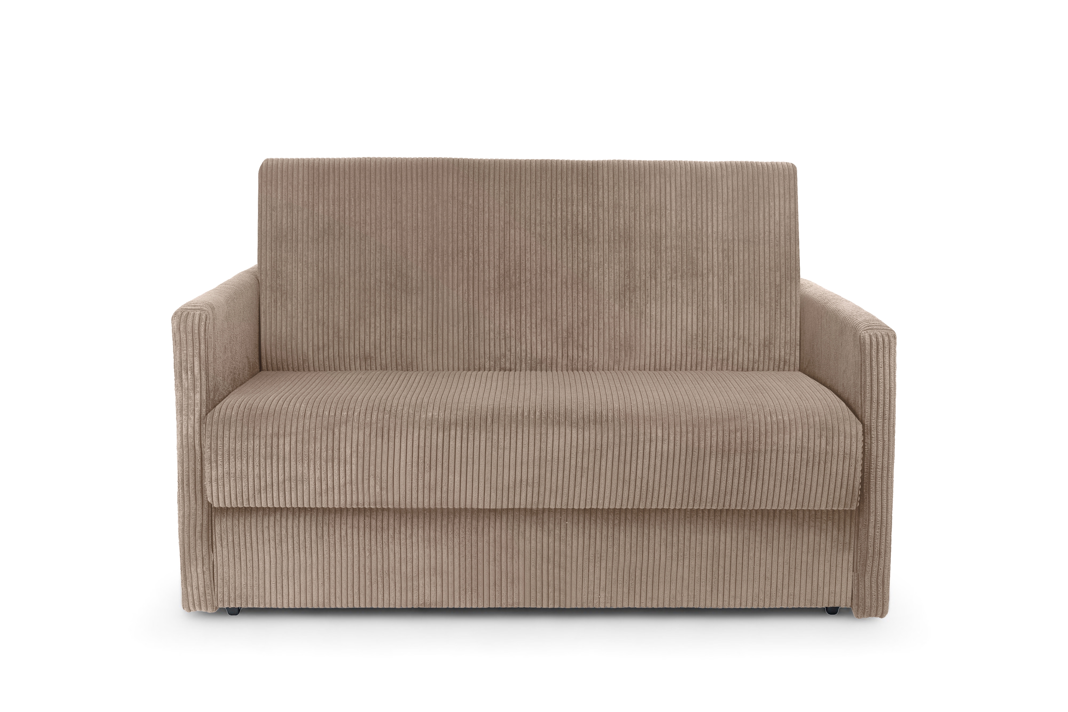 Rozkládací pohovka Jolka 120 - béžový manšestr Lincoln 17 Pohovka rozkladana Amerykanka Jolka 120 - béžová manšestr Lincoln 17