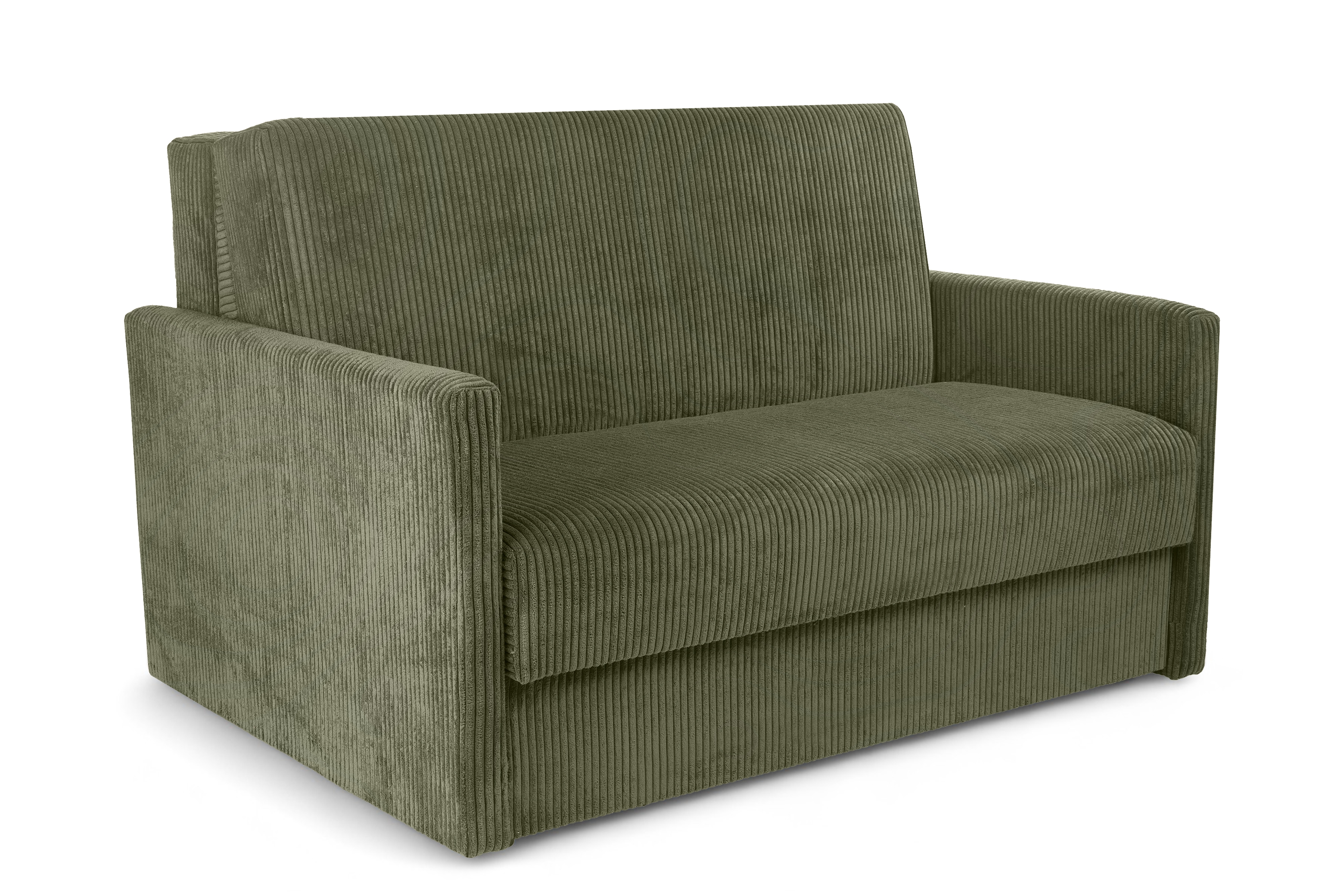 Rozkládací pohovka Jolka 120 - zelený manšestr Lincoln 37 Pohovka rozkladana Amerykanka Jolka 120 - zelená manšestr Lincoln 37 