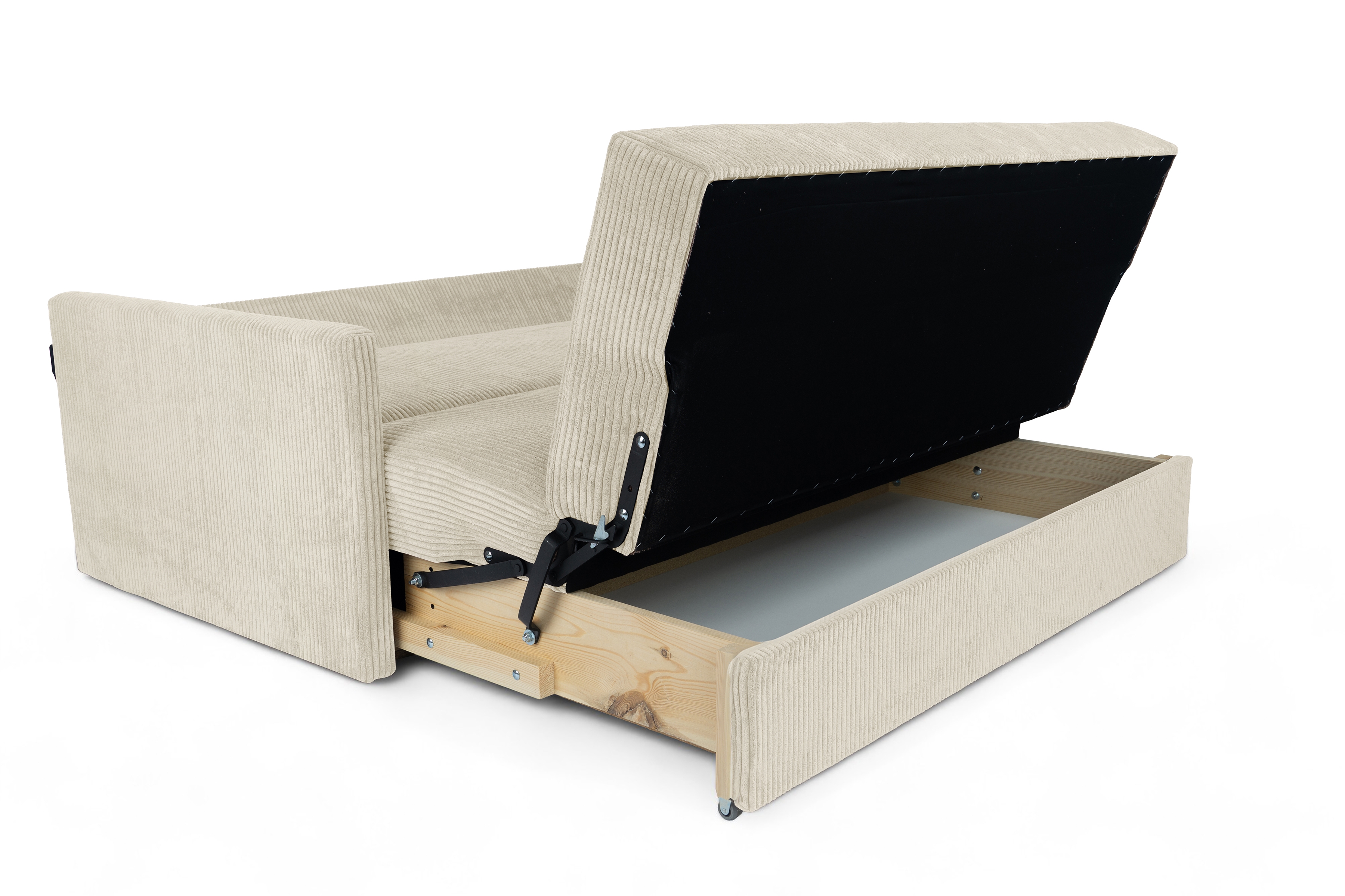 Rozkladacia pohovka Amerika Jolka 140 - Krémový menčester Lincoln 03 Pohovka rozkladana Amerika Jolka 140 - Krémový MENČESTER Lincoln 03