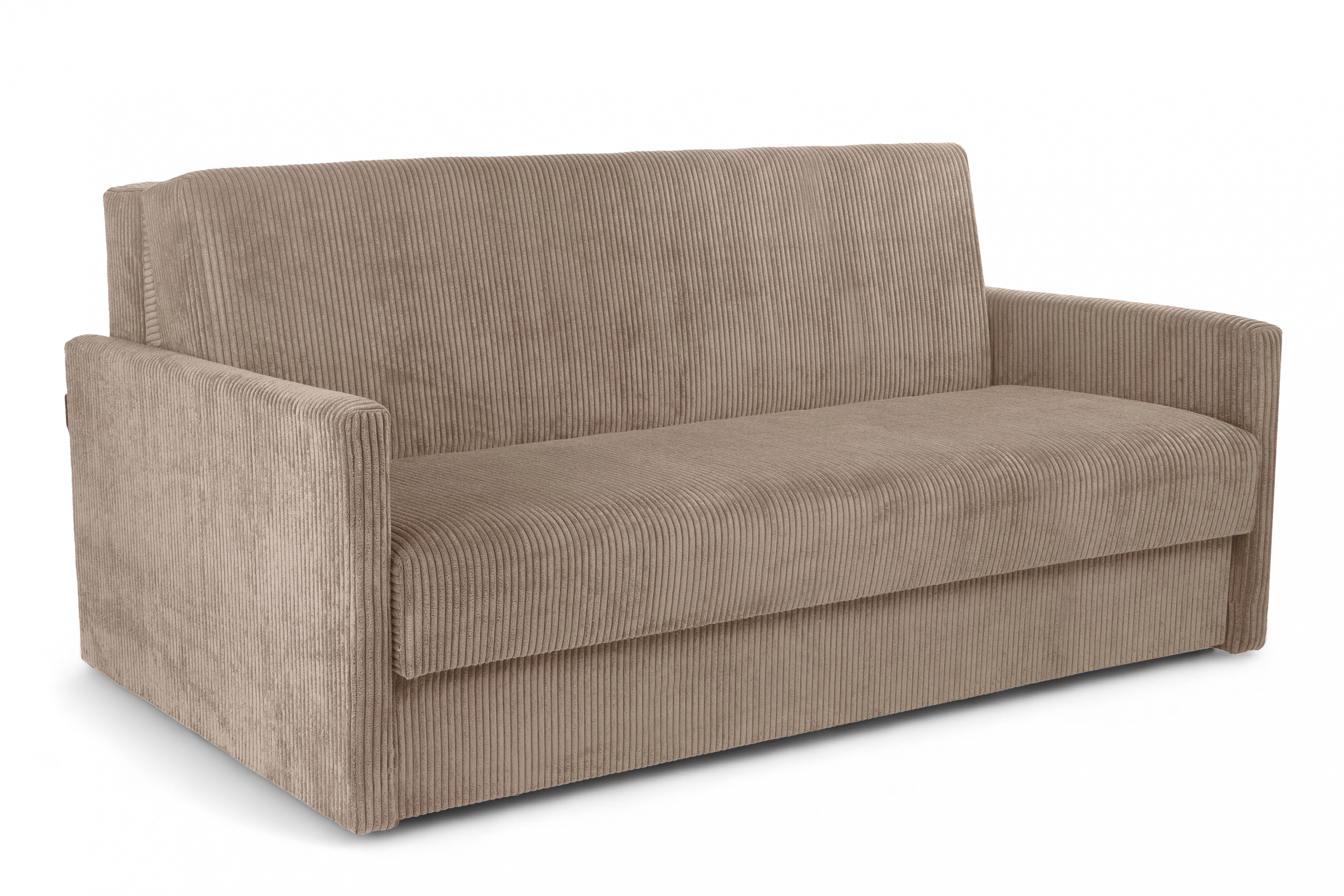 Rozkládací pohovka Jolka 155 - béžový manšestr Lincoln 17 Pohovka rozkladana Amerykanka Jolka 155 - béžová manšestr Lincoln 17