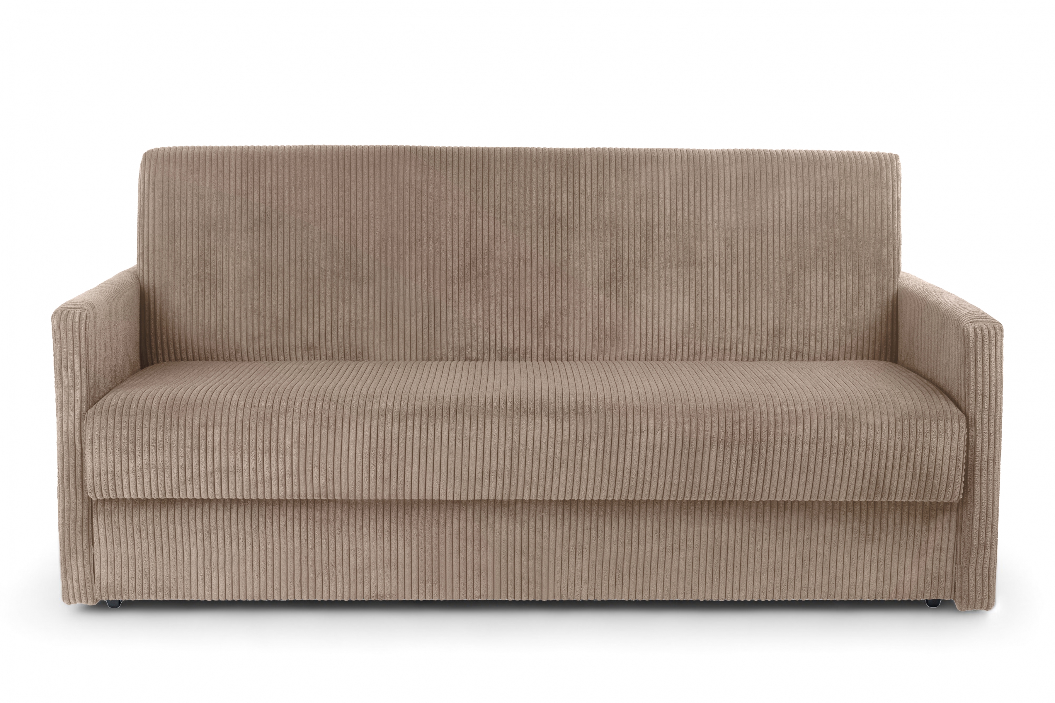 Rozkládací pohovka Jolka 155 - béžový manšestr Lincoln 17 Pohovka rozkladana Amerykanka Jolka 155 - béžová manšestr Lincoln 17