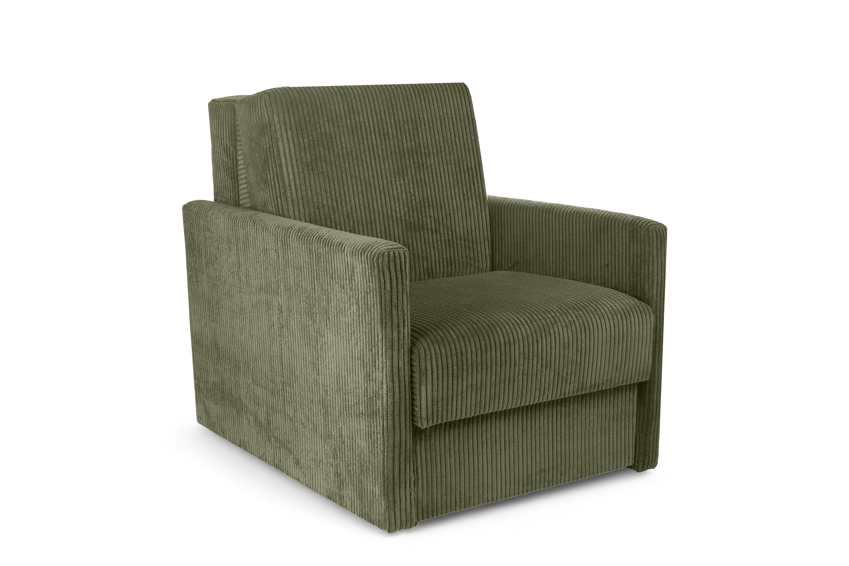 Rozkládací pohovka Jolka 70 - zelený manšestr Lincoln 37 Pohovka rozkladana Amerykanka Jolka 70 - zelená manšestr Lincoln 37