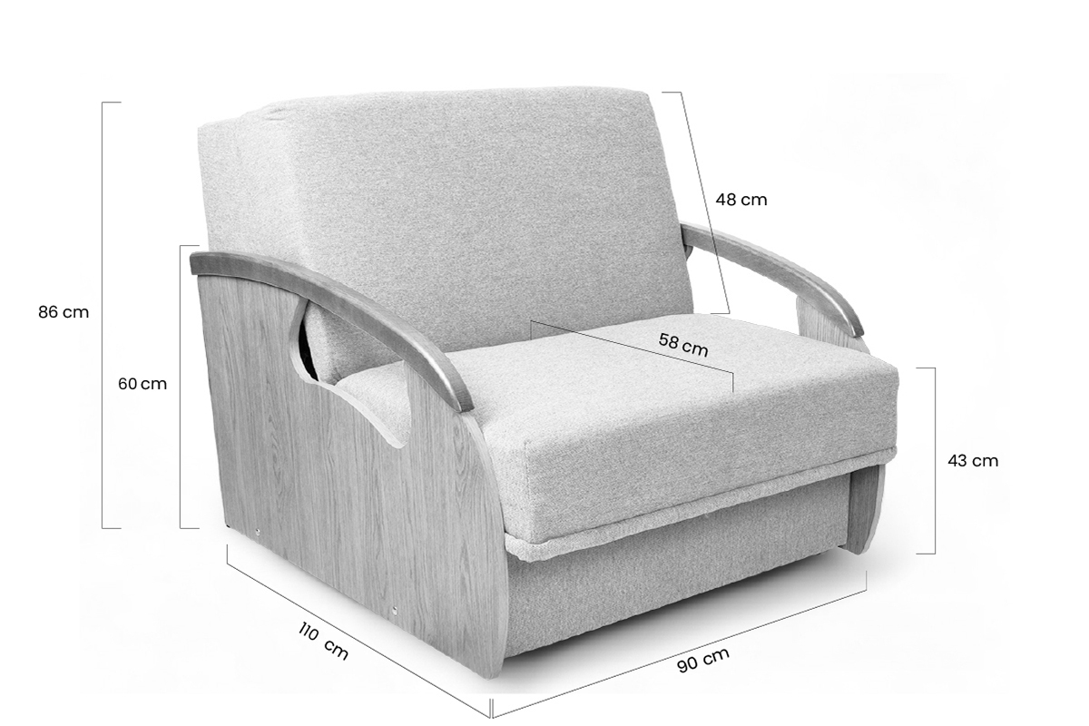 Rozkladacia pohovka Amerika Sonia I s úložným priestorom - sivý velúr Zetta 304 / stredný orech Pohovka rozkladana Amerika s úložným priestorom Sonia I - šedý welwet ľahkočistiaci Zetta 304 / sredni Orech