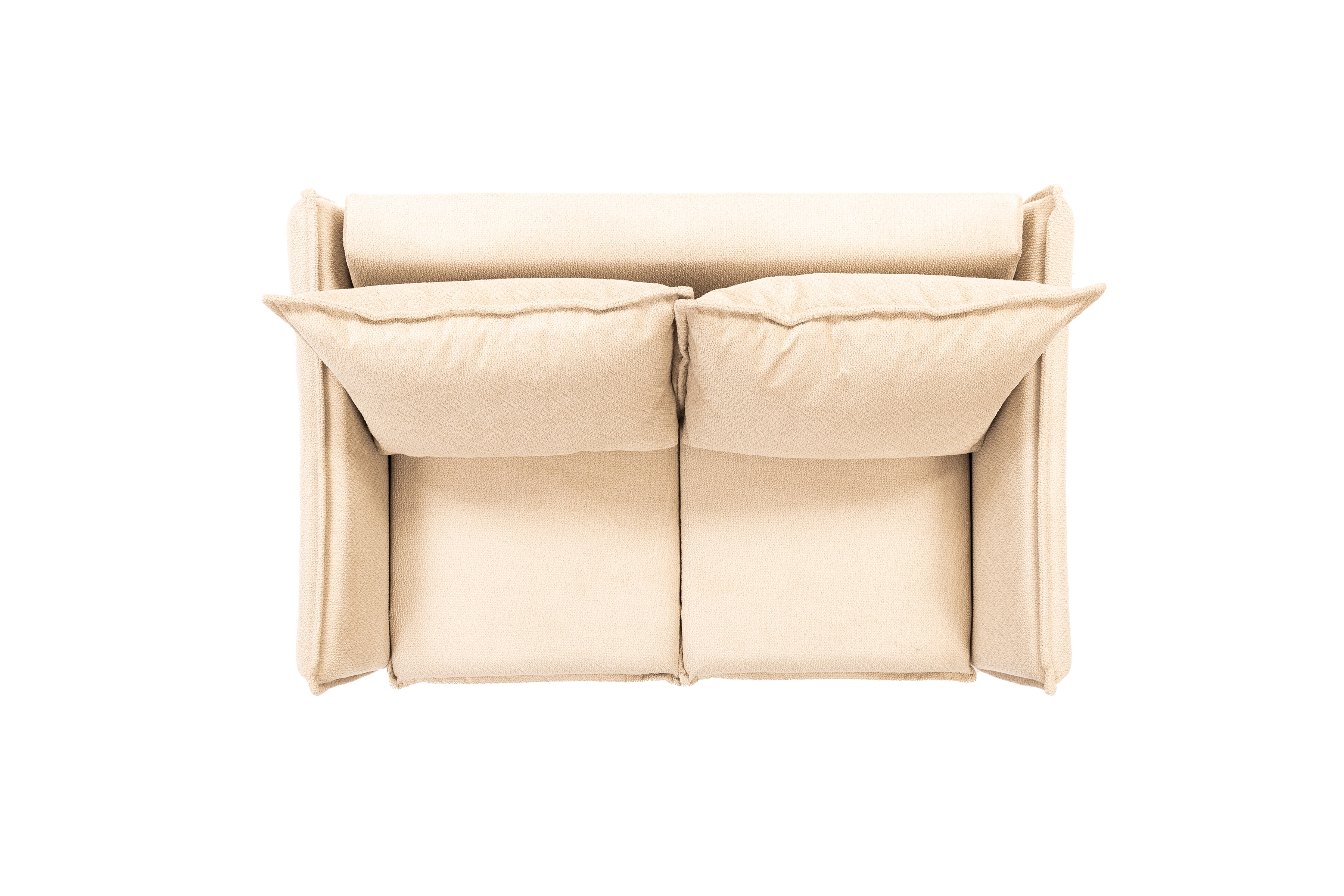 Dvoumístná rozkládací pohovka Liliamo - béžová Egon 26 Pohovka rozkladana Liliamo dvoumístná - béžová šenil Egon 26