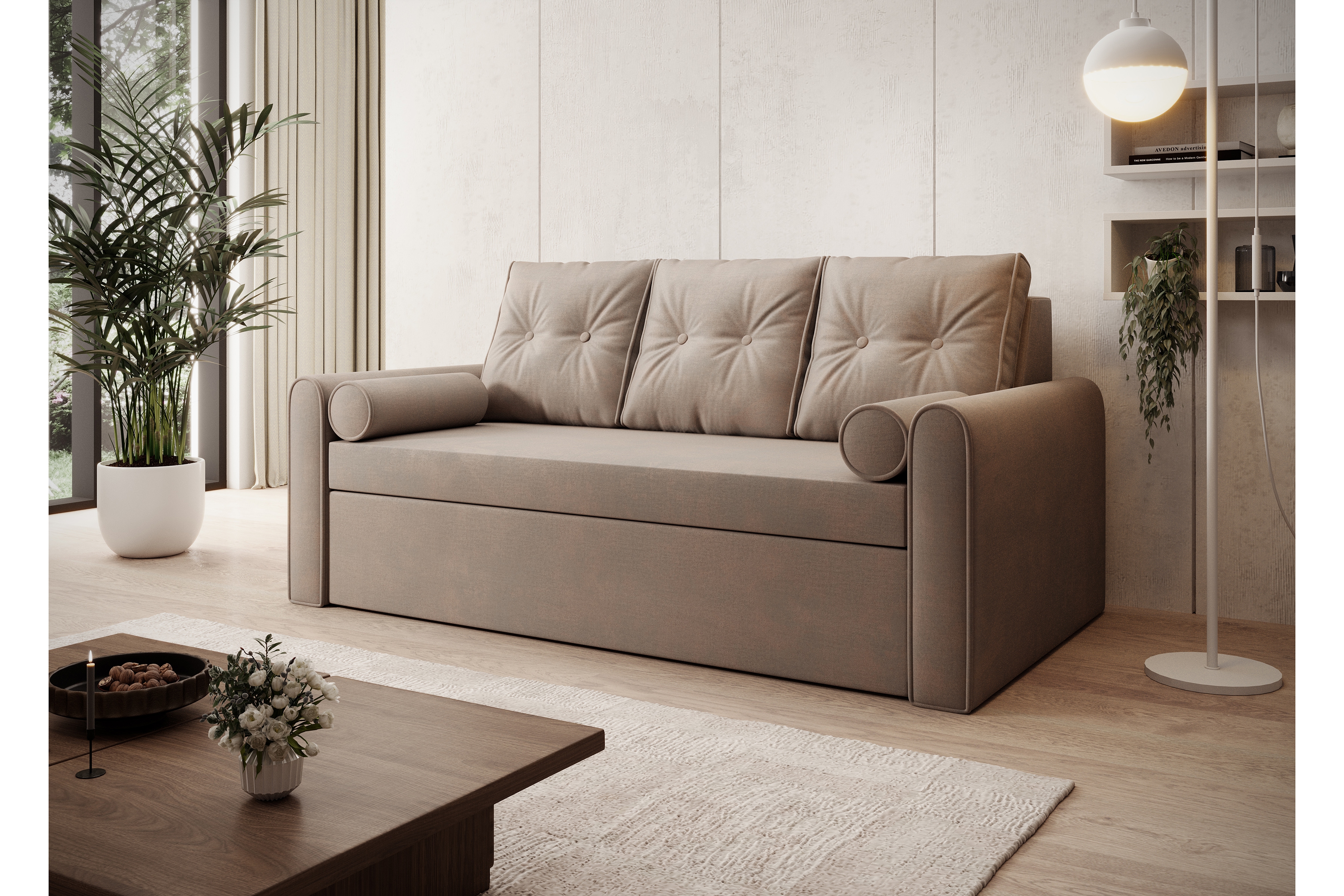 Rozkladacia pohovka trojmiestna Romano III Gauč rozkladana trojmiestna Romano III