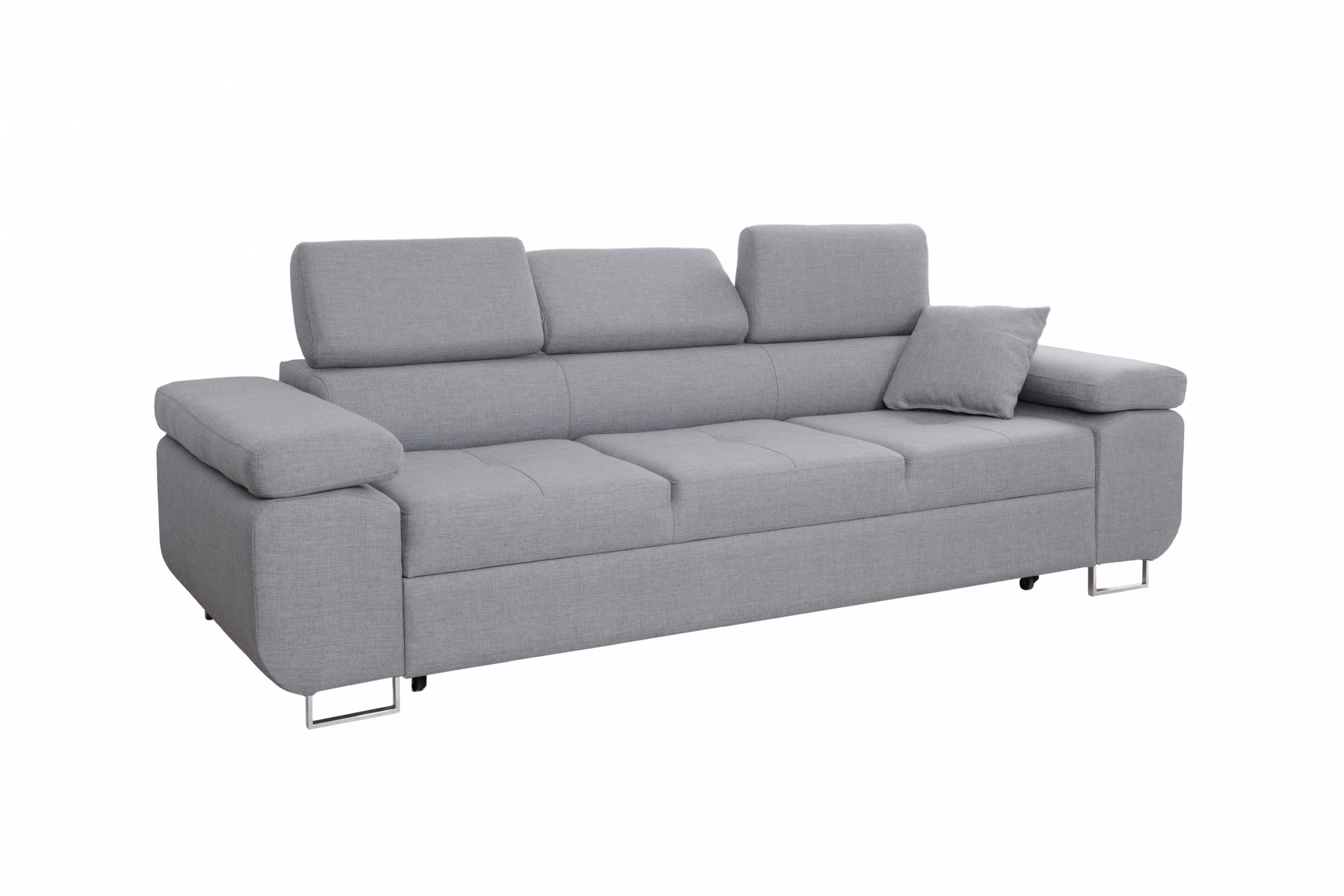 Moderná trojpohovka Annabelle II - chrómové nožičky Pohovka trojmiestna Annabelle II s funkciou spánku